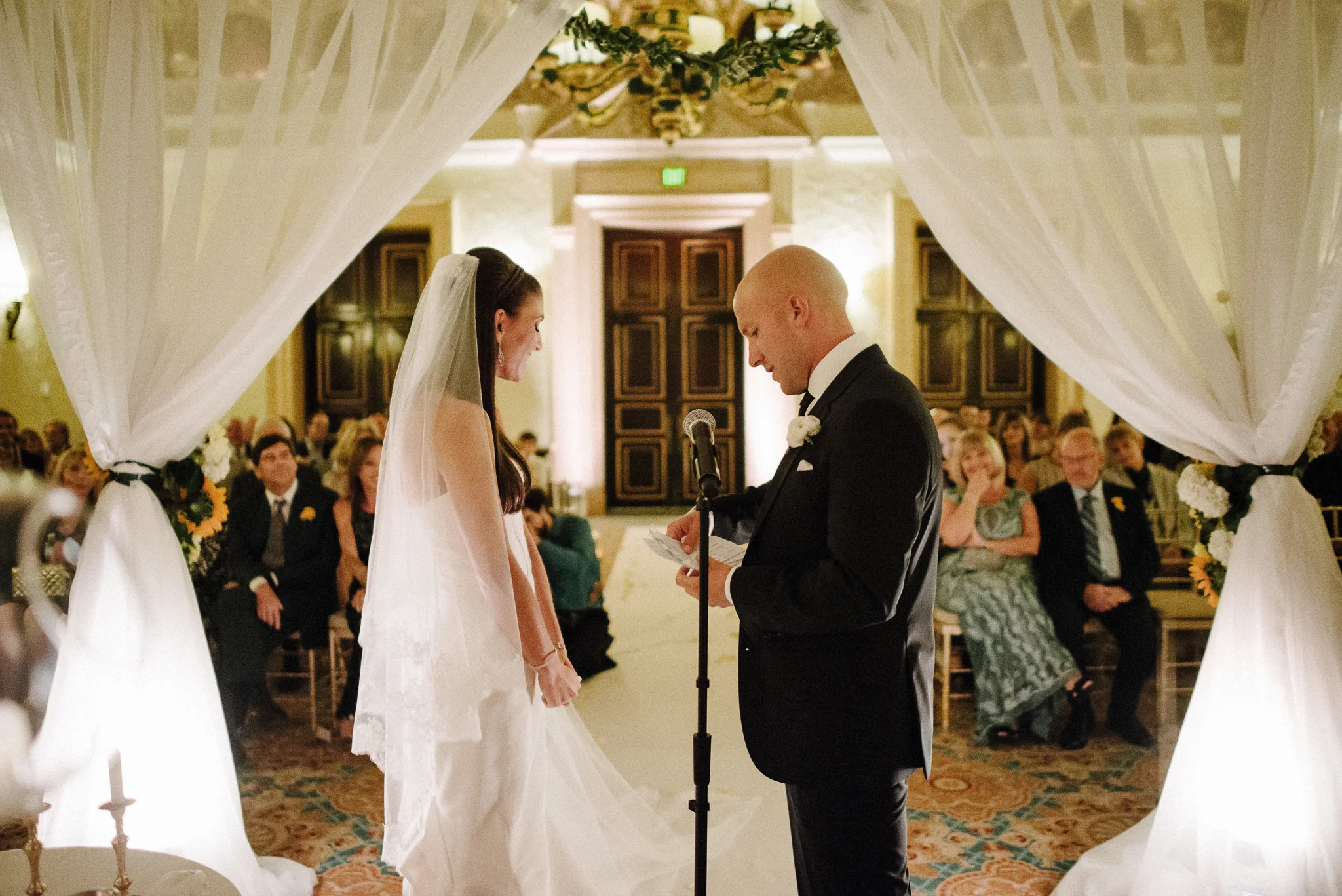 Gold Room The Breakers Palm Beach Florida Wedding