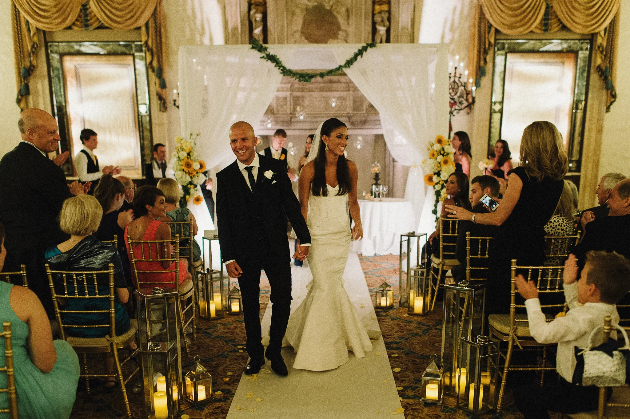 Gold Room The Breakers Palm Beach Florida Wedding