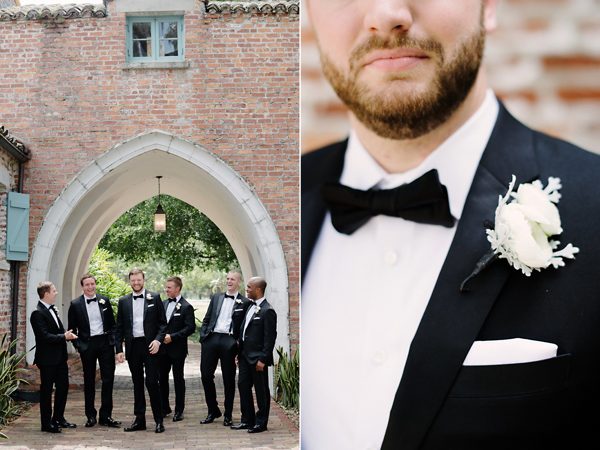 Classic Black Tux Groomsmen Bowtie 