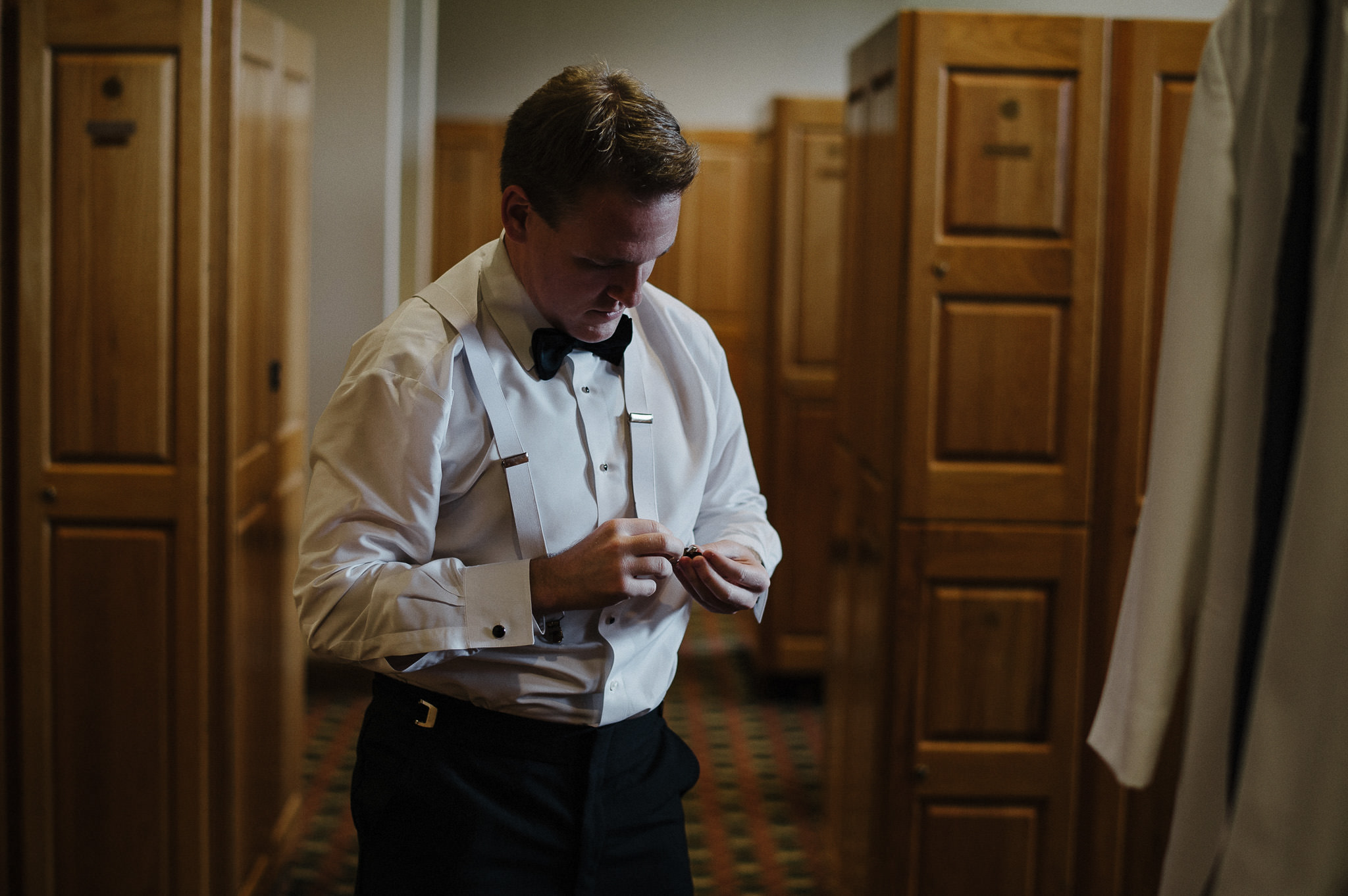 Groomsmen in White Dinner Jackets