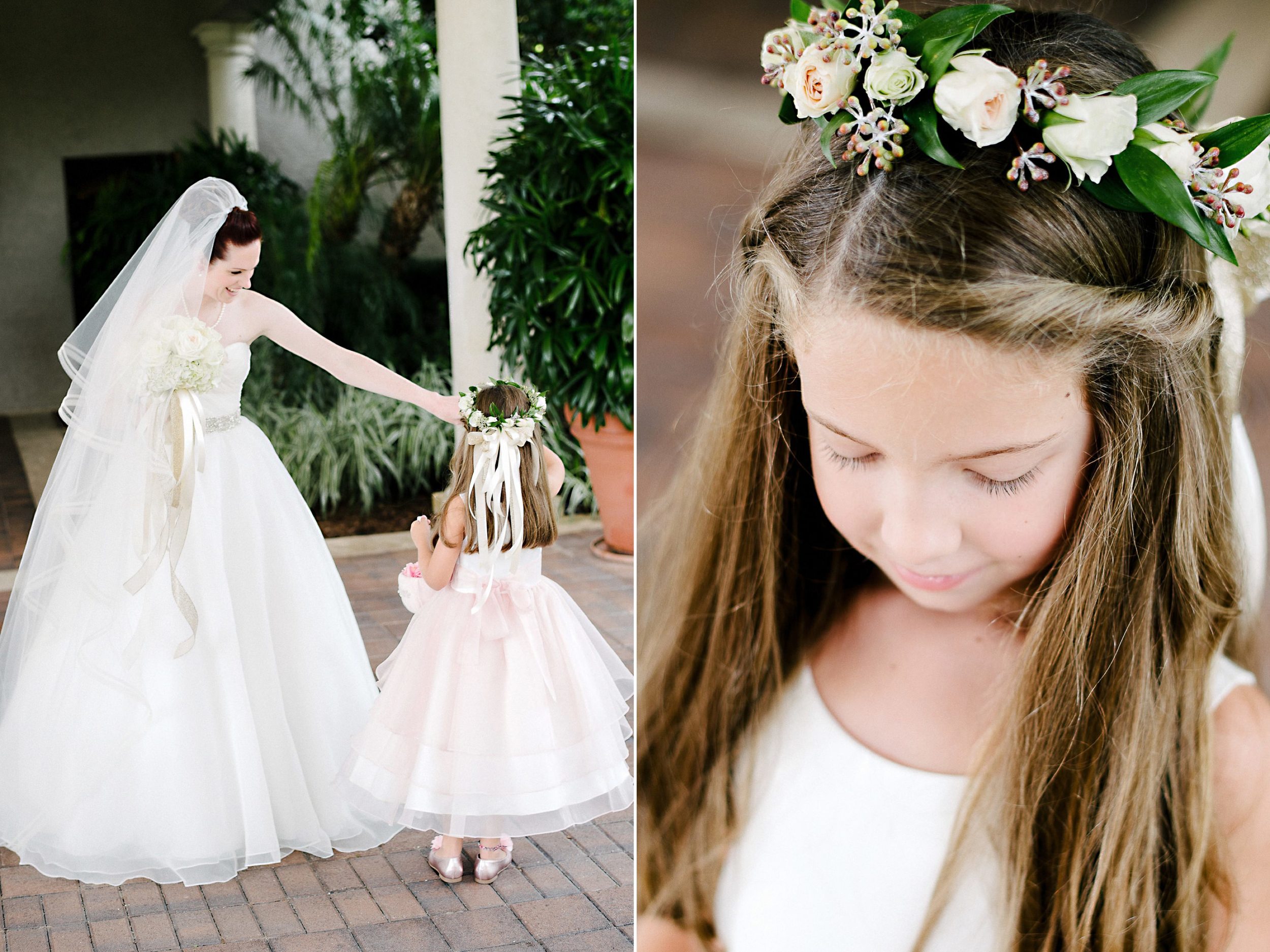 Flower Girl Floral Headband 