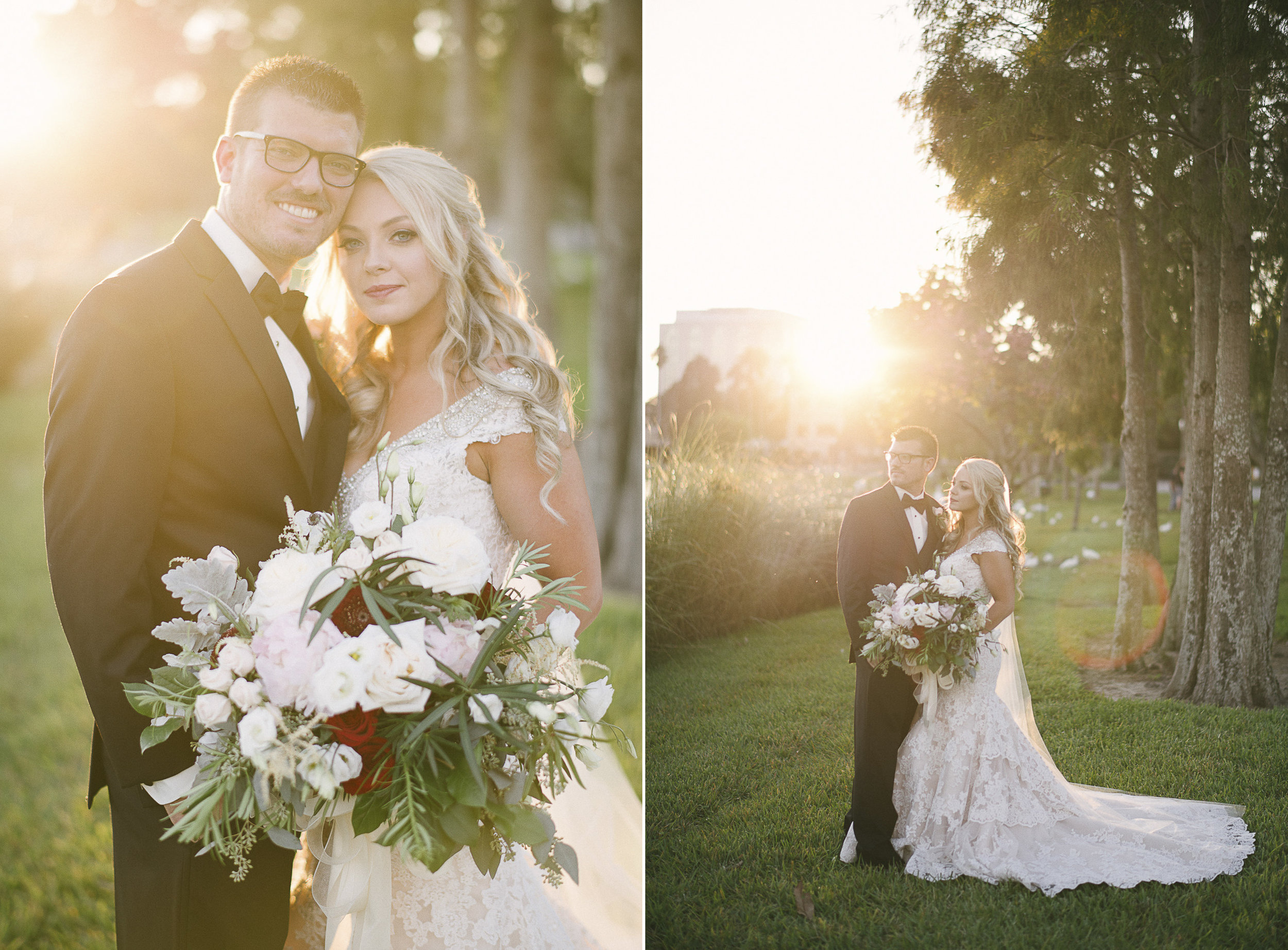 Elegant Downtown Lakeland Wedding around Lake Mirror