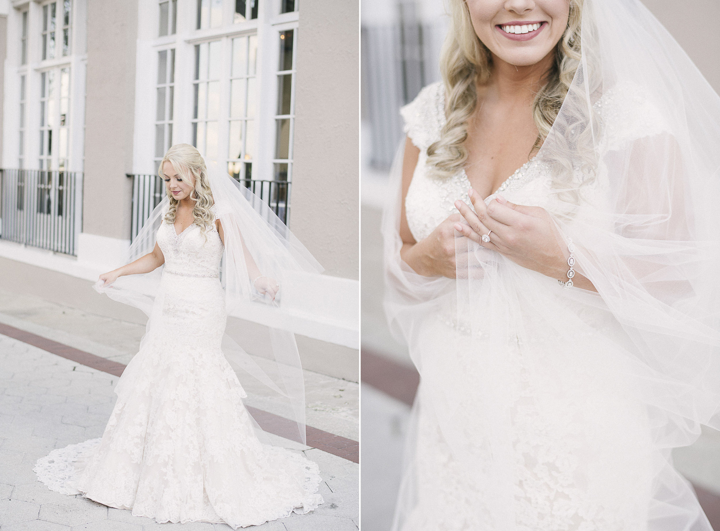 Elegant Downtown Lakeland Wedding around Lake Mirror