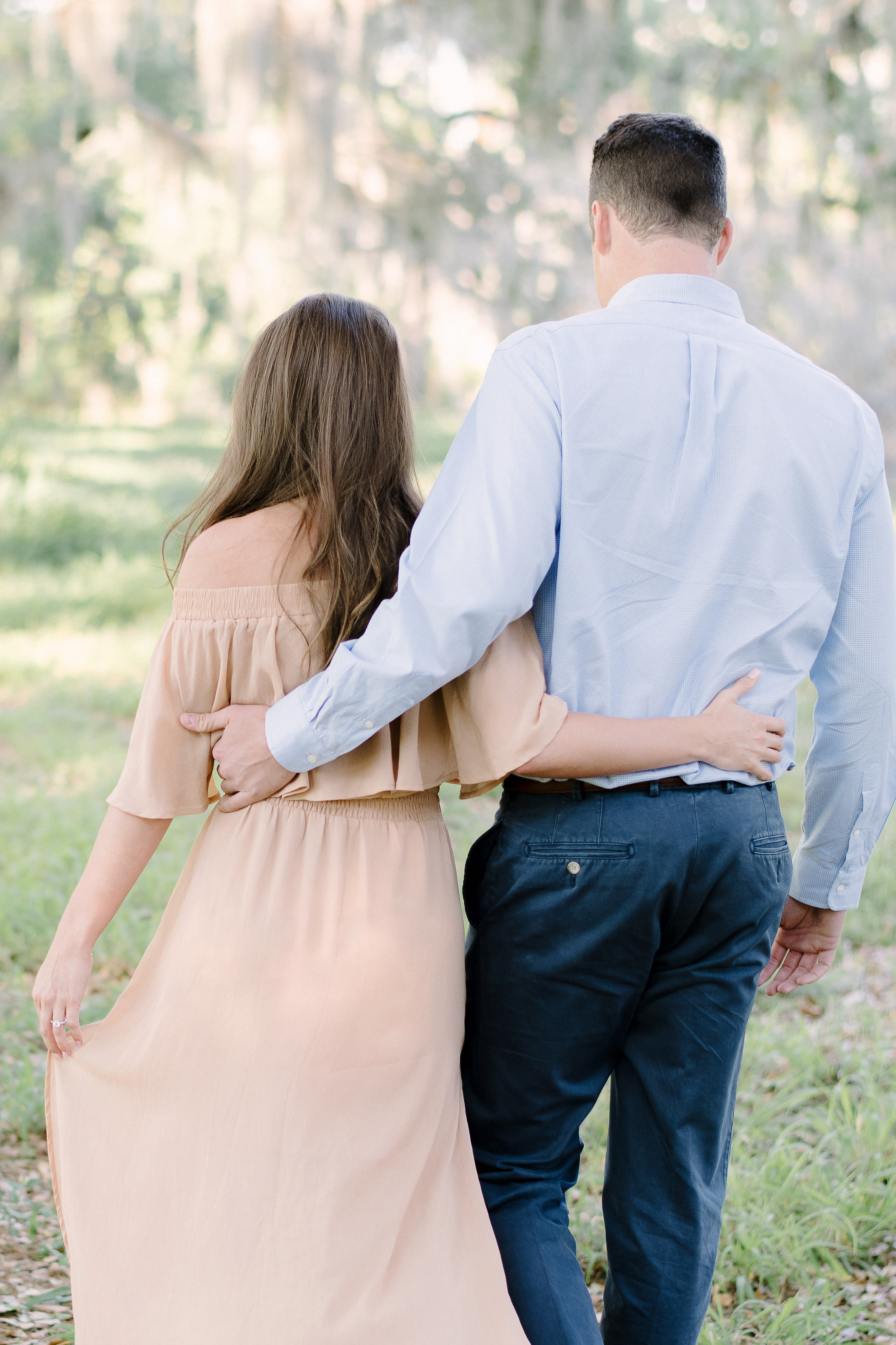 Romantic Timeless Bright Airy Engagement Photography by Sunglow 