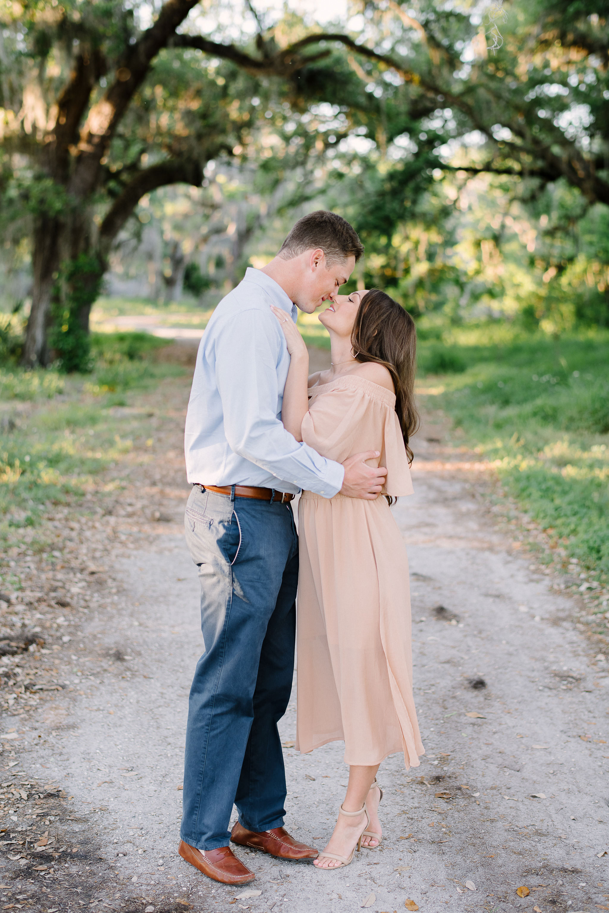 Romantic Timeless Bright Airy Engagement Photography by Sunglow 