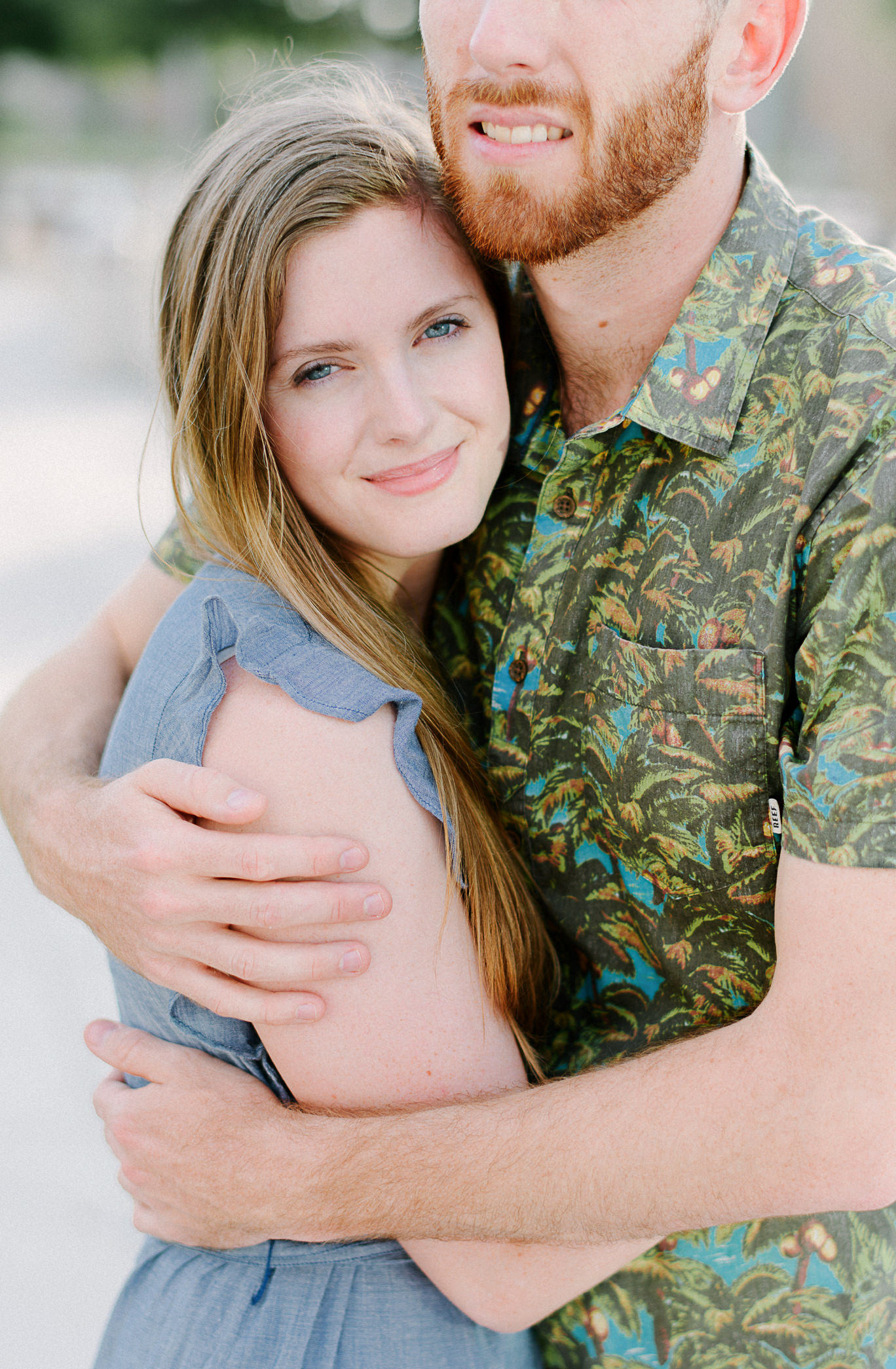 Dowtown Tampa Engagement Session in the City