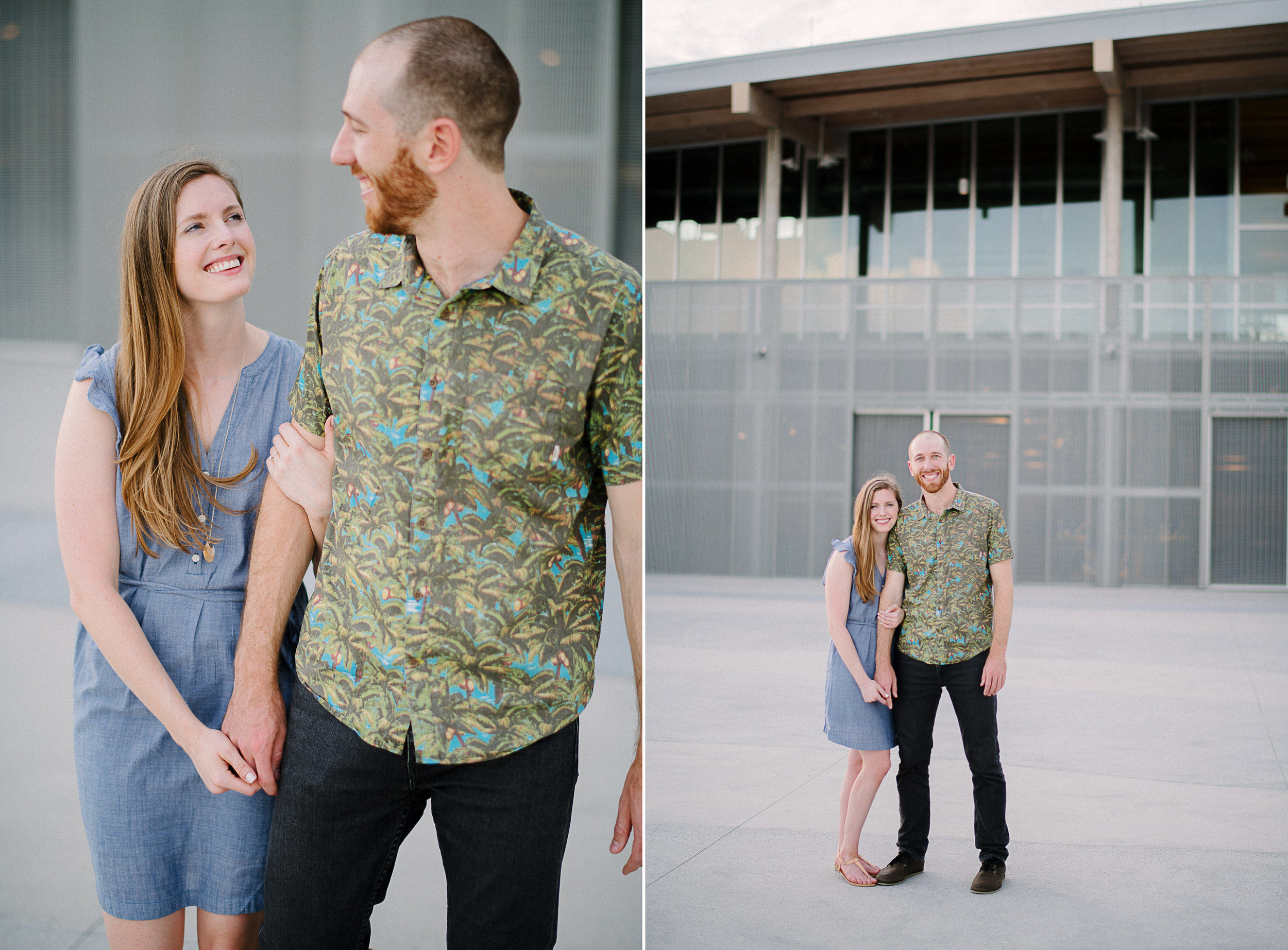 Julian B Lane Riverfront Park Engagement Session in the City