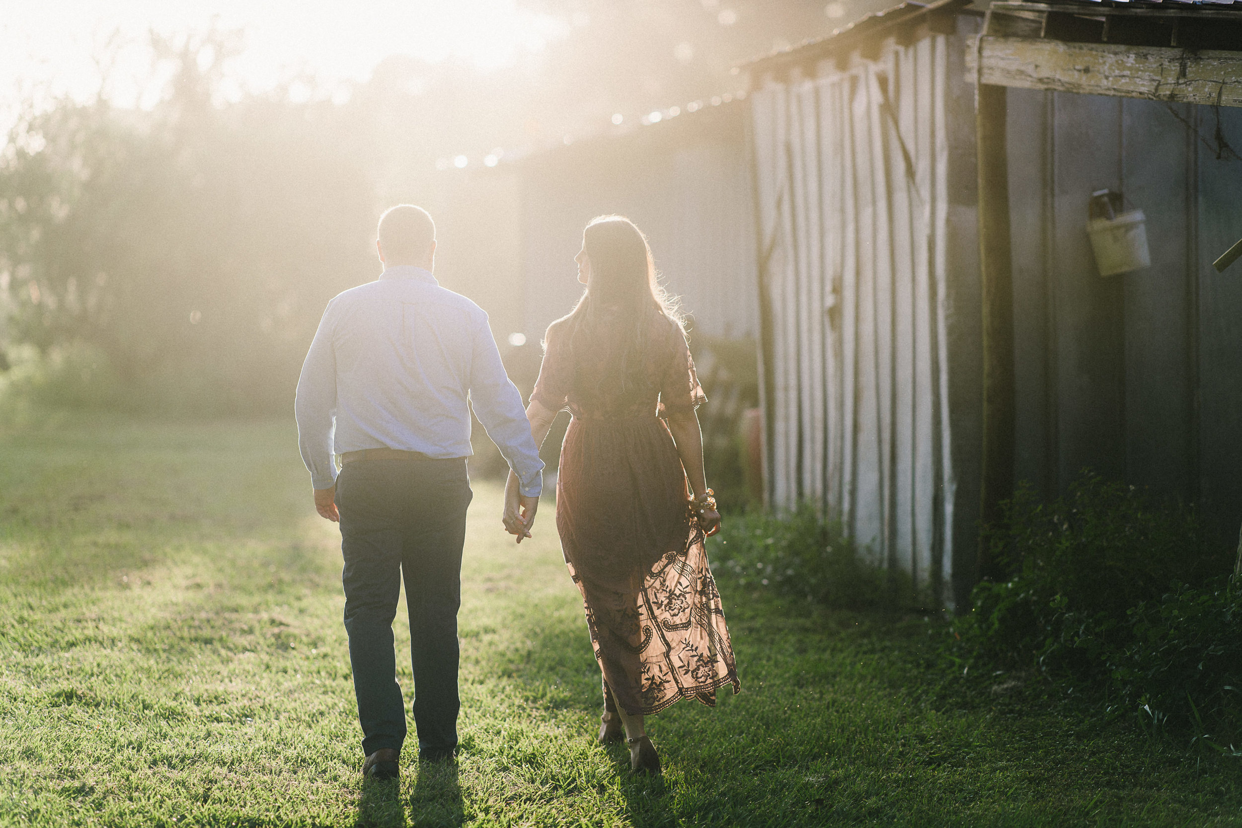 Orange Grove Sunrise Engagement Session | Sunglow Photography