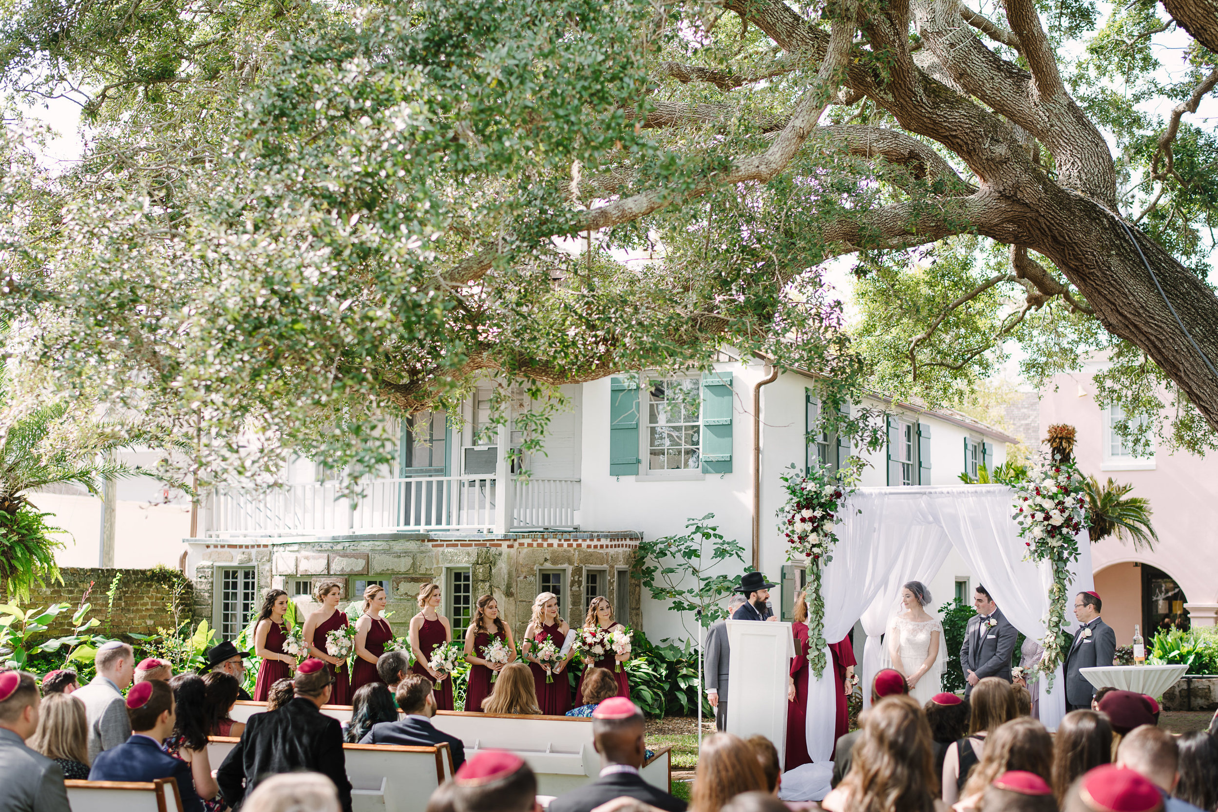 Oldest House St Augustine Florida Wedding