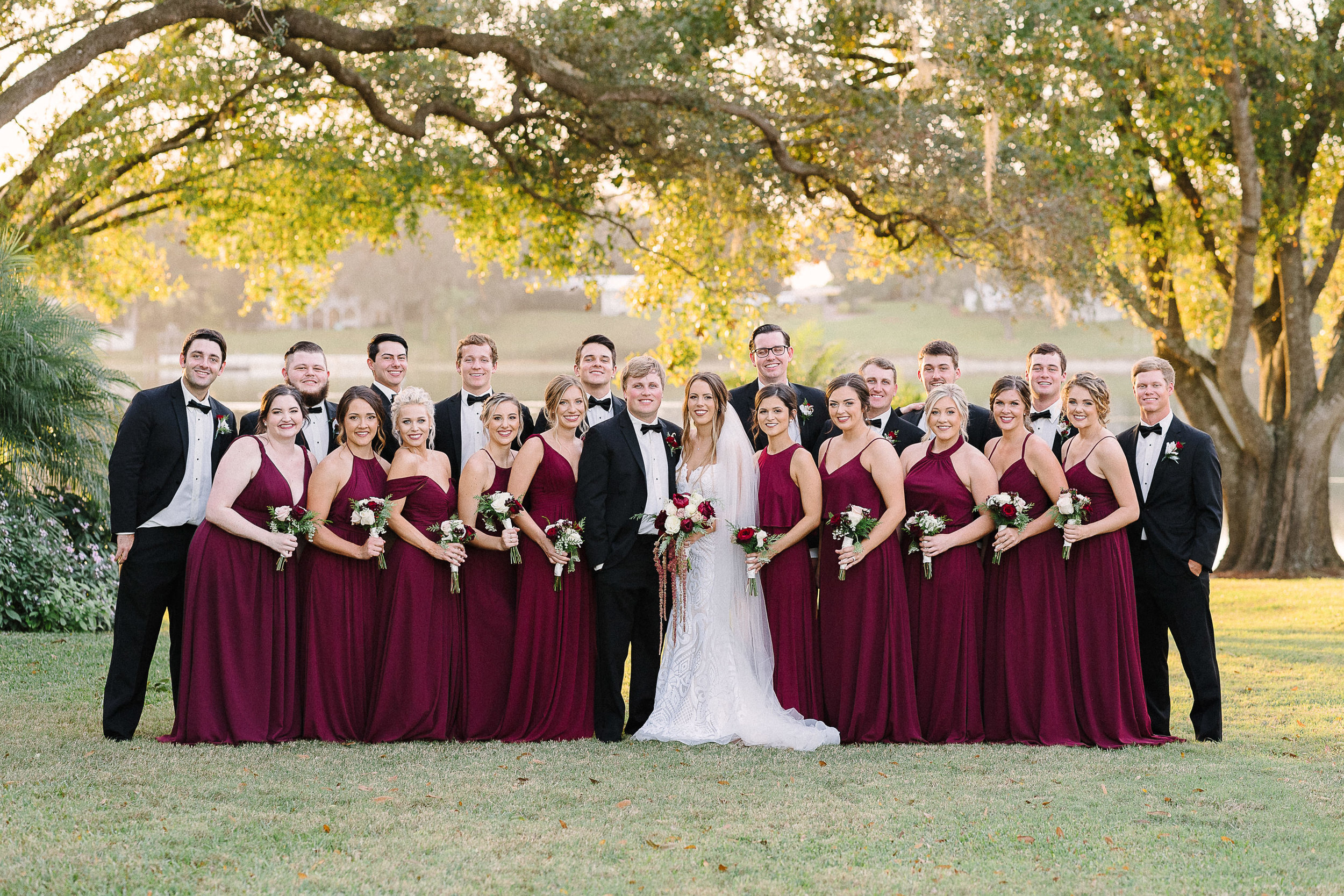 Florida Backyard Lakeside Wedding