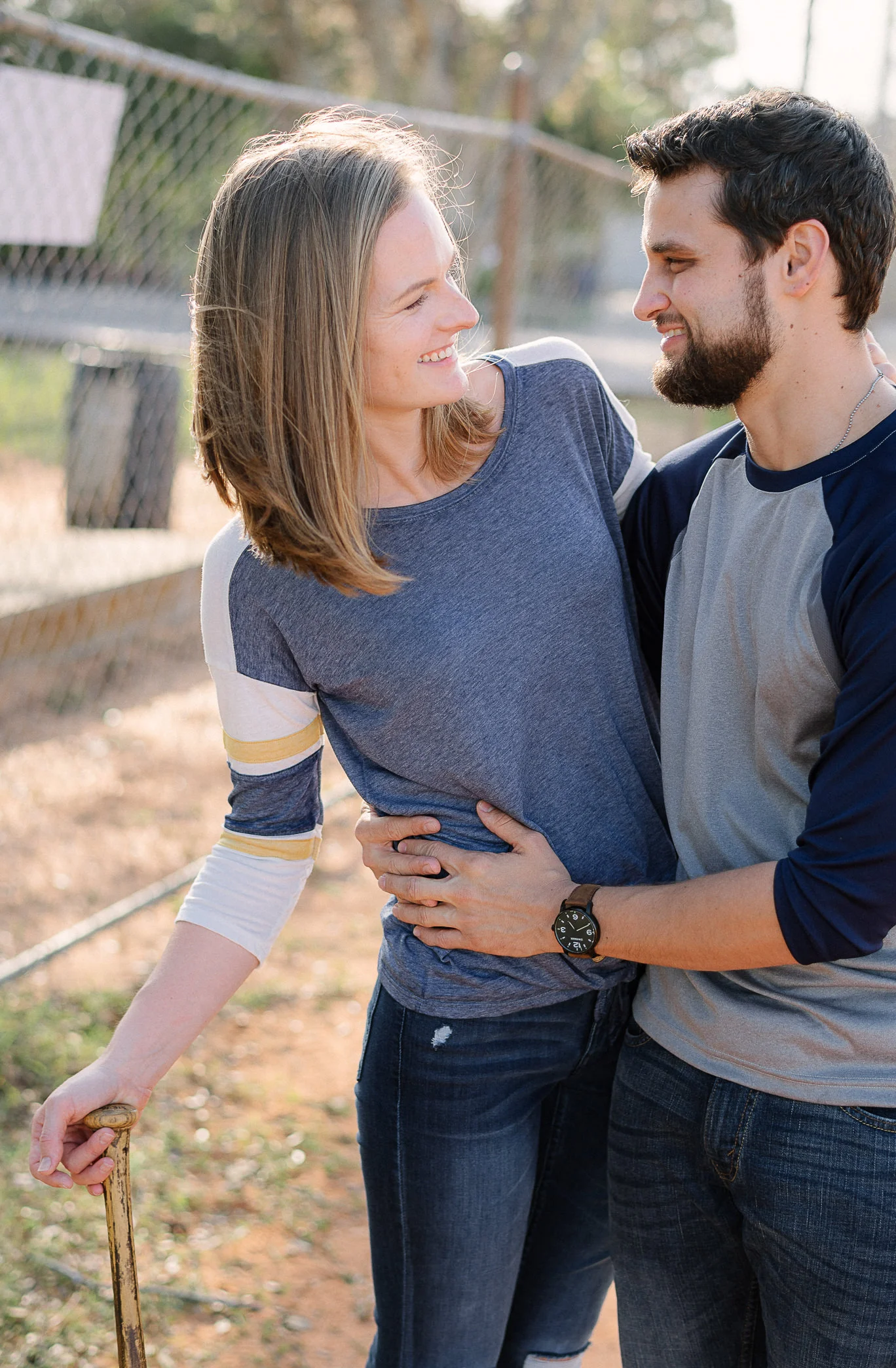 Sandlot Baseball Themed Engagement Session