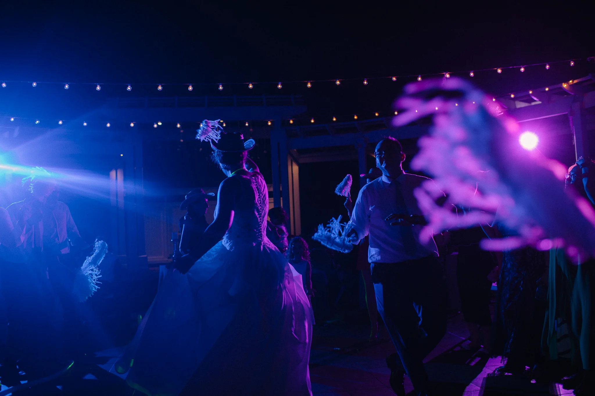 Gelled Wedding Dance Floor Flash
