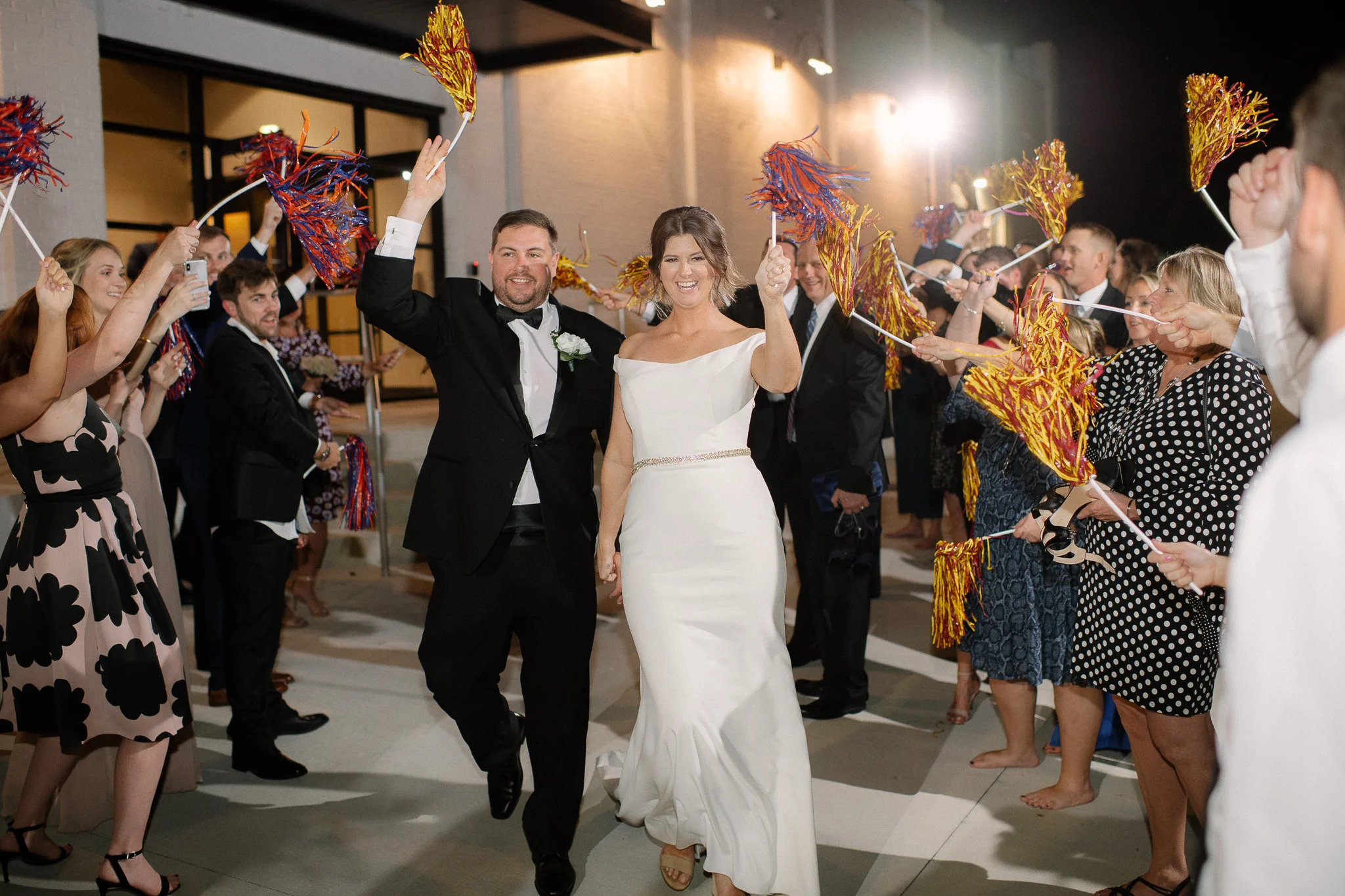 Divided House Wedding Exit Gators Seminoles