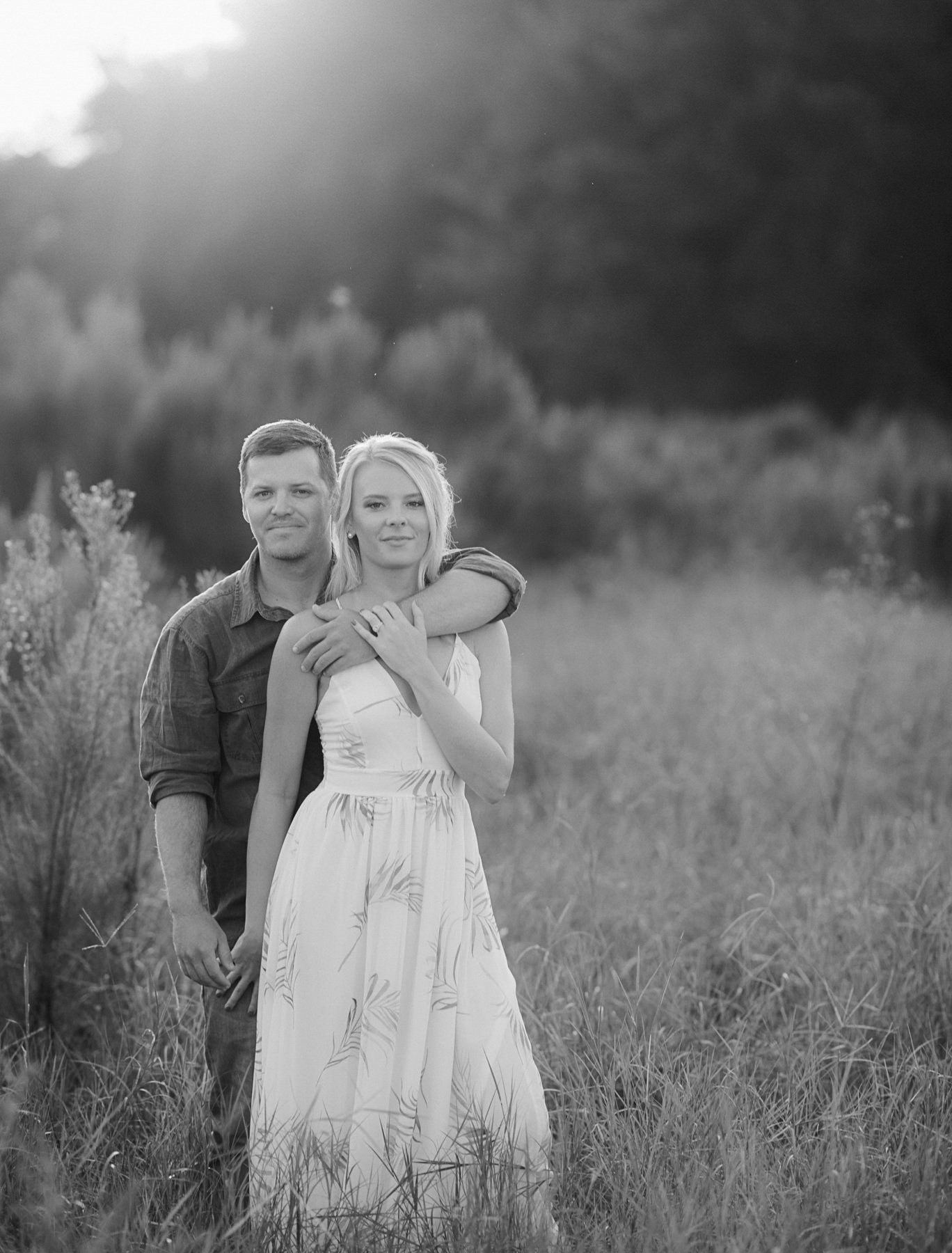 Sunglow Photography - Grassy Field Engagement Session Central Fl