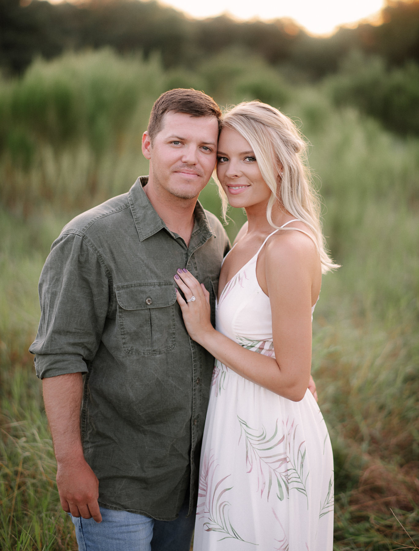 Grassy Field Engagement Session Central Florida