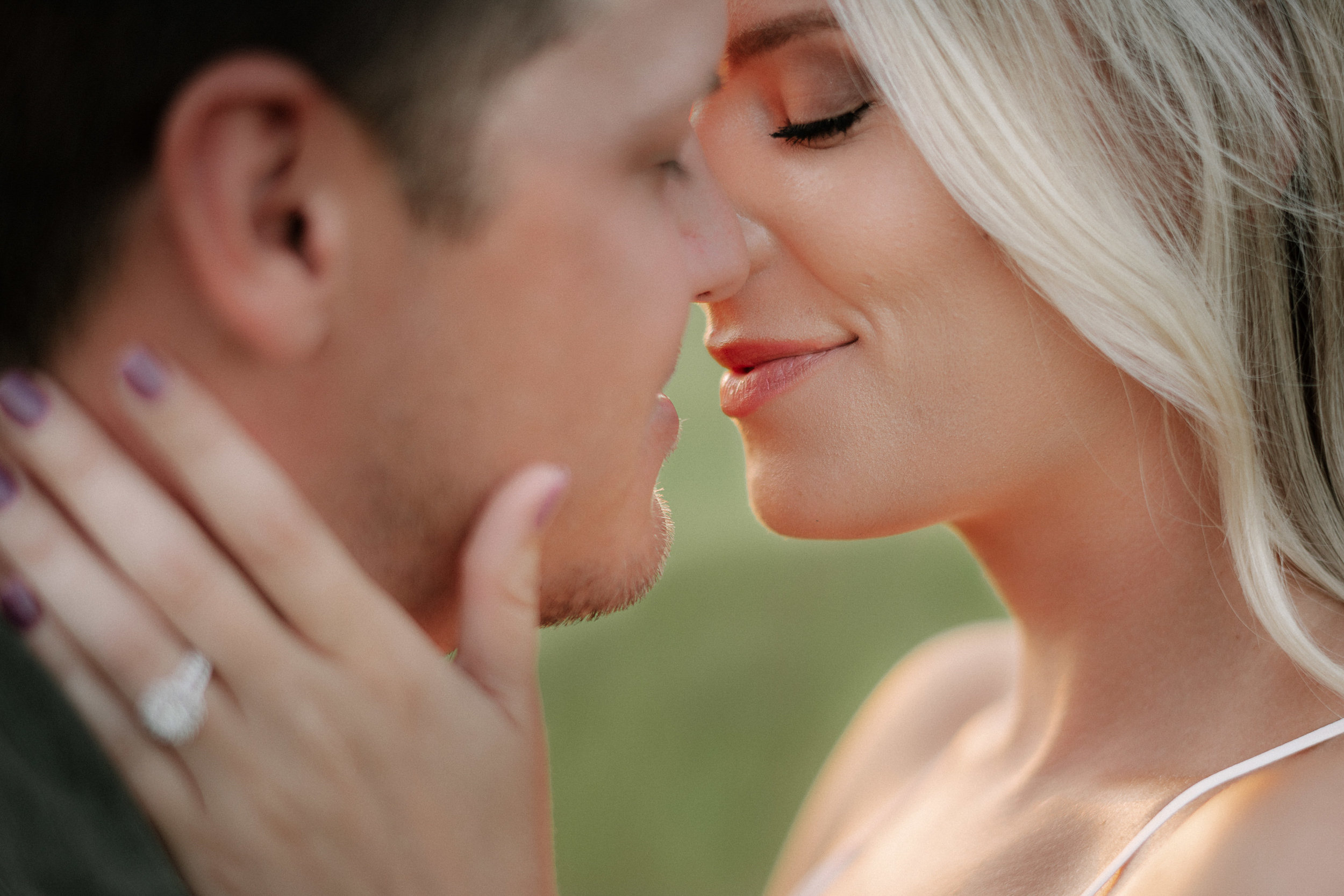 Grassy Field Engagement Session Central Florida