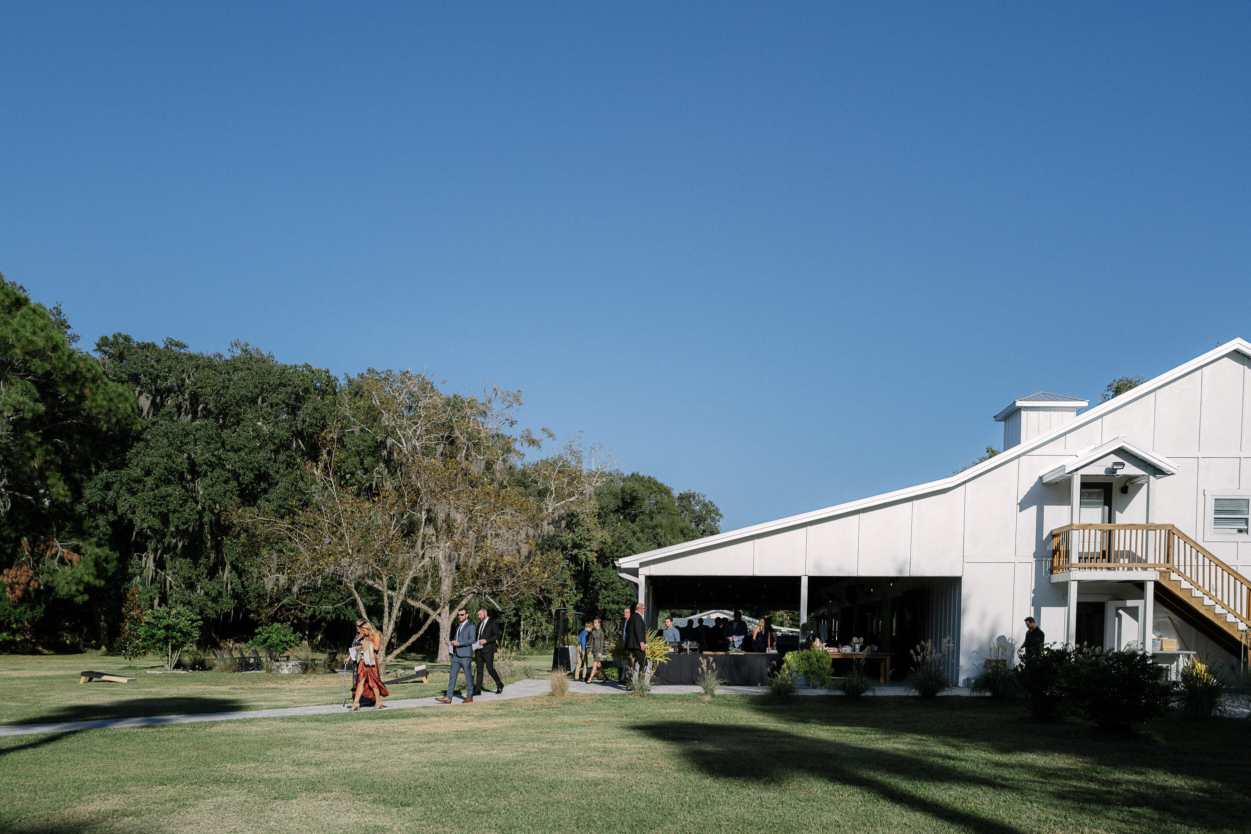 Florida Boho Wedding at a White Barn