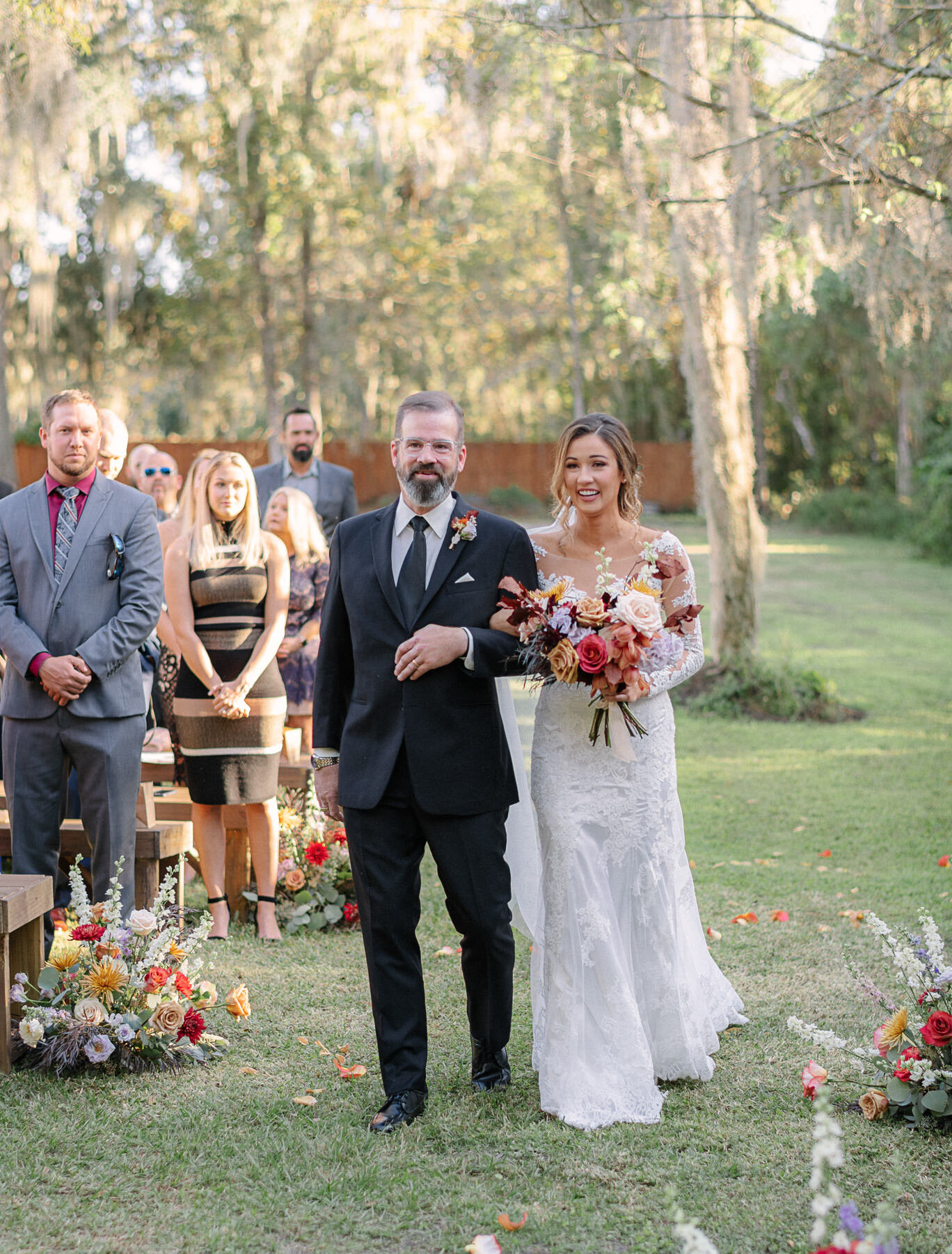 Florida Boho Wedding at a White Barn