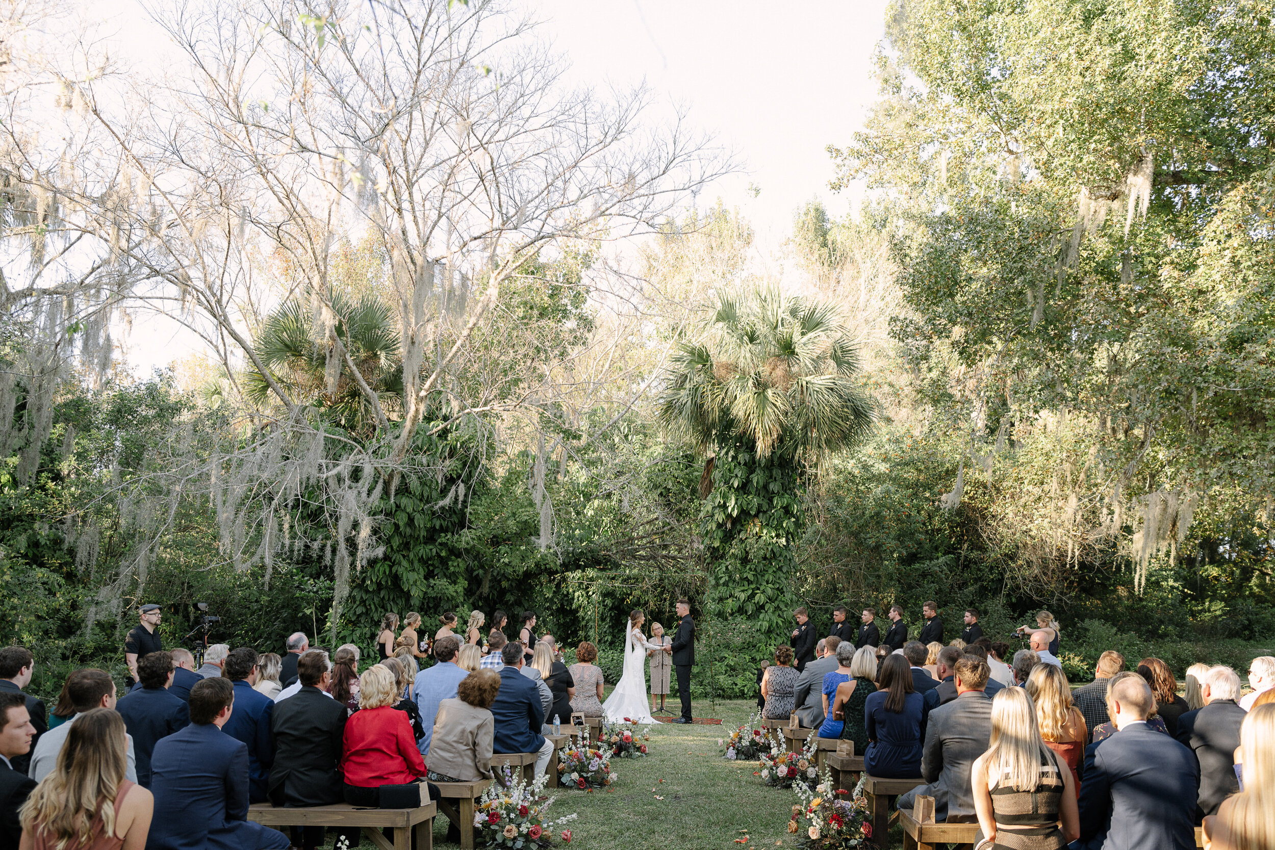 Florida Boho Wedding at a White Barn