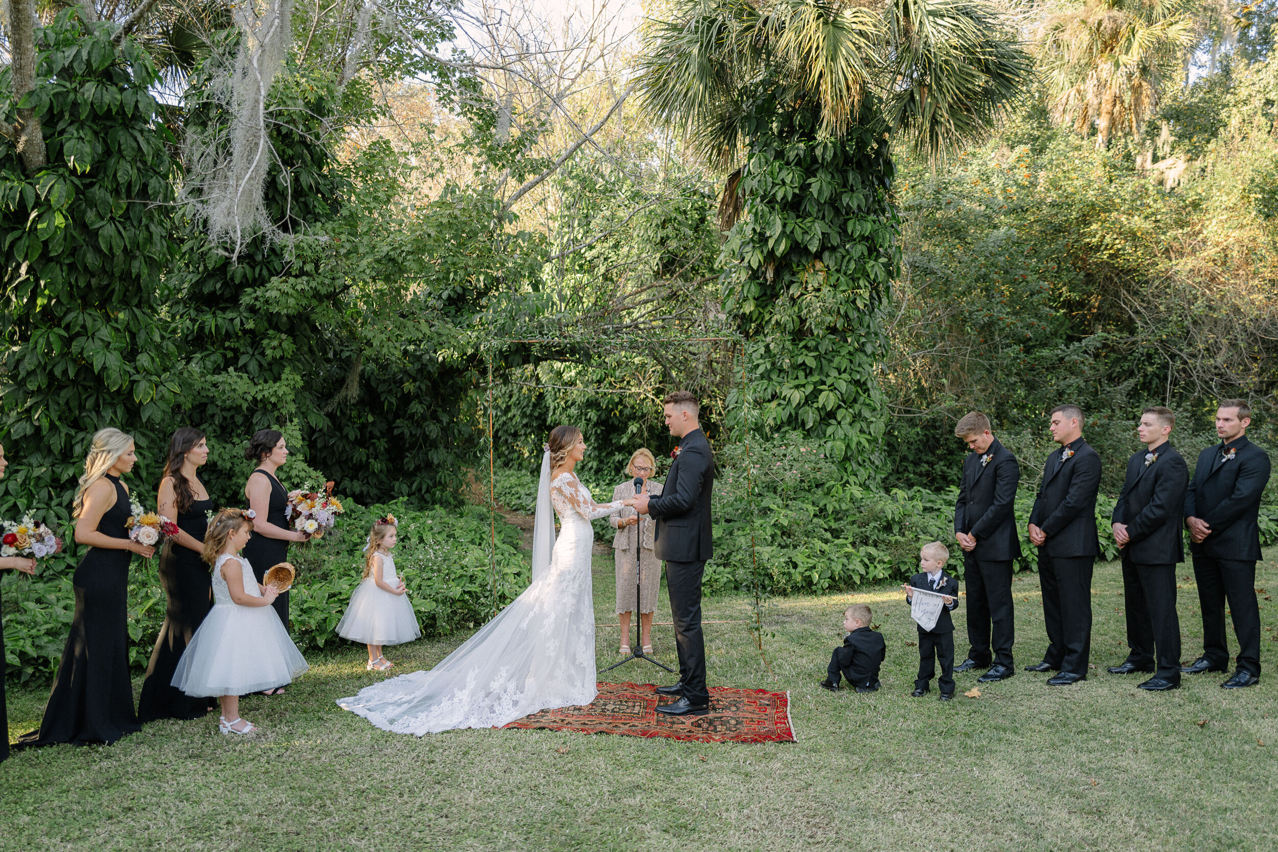 Florida Boho Wedding at a White Barn