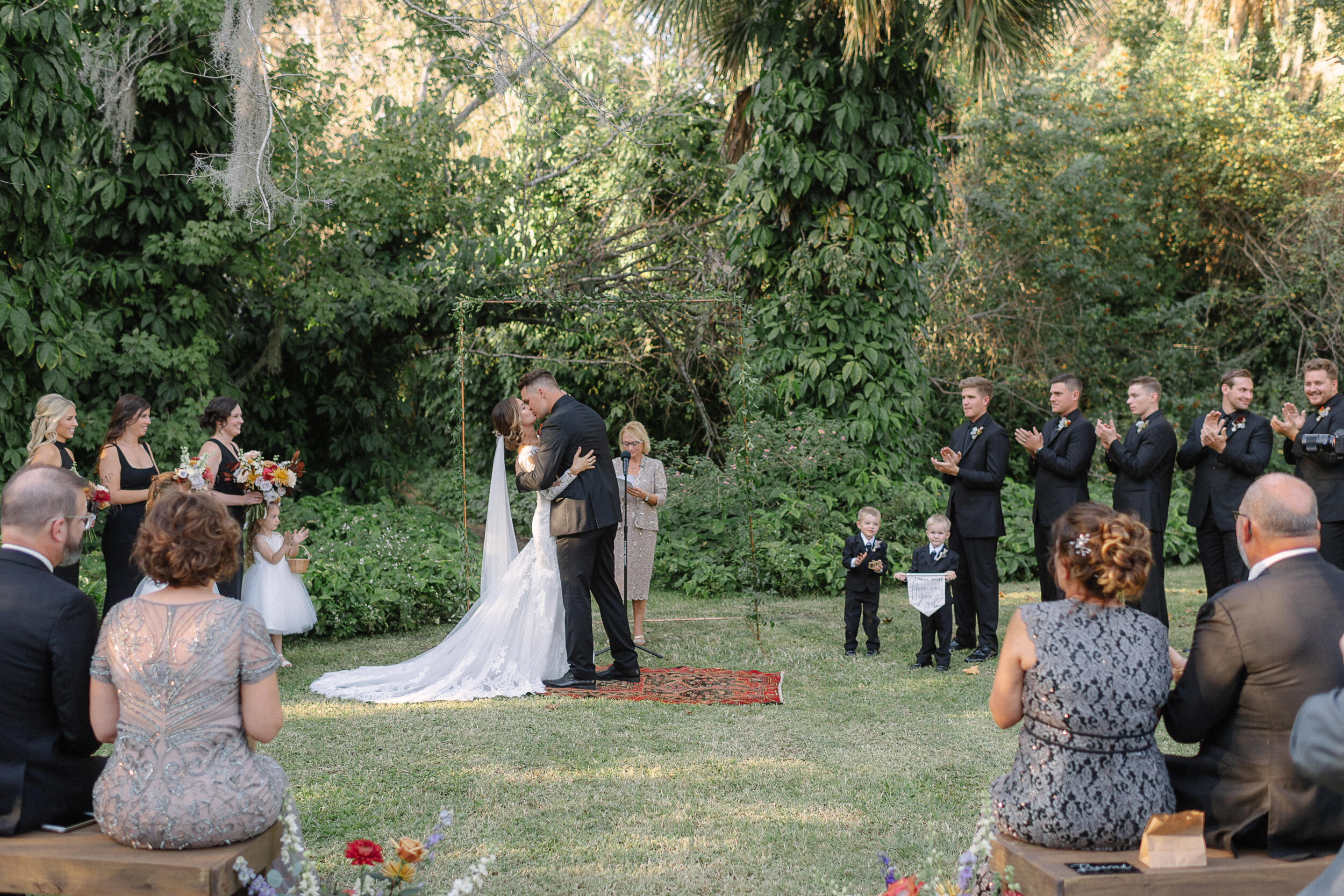 Florida Boho Wedding at a White Barn