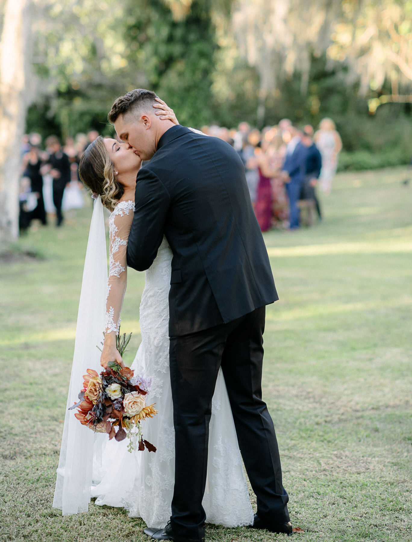 Florida Boho Wedding at a White Barn