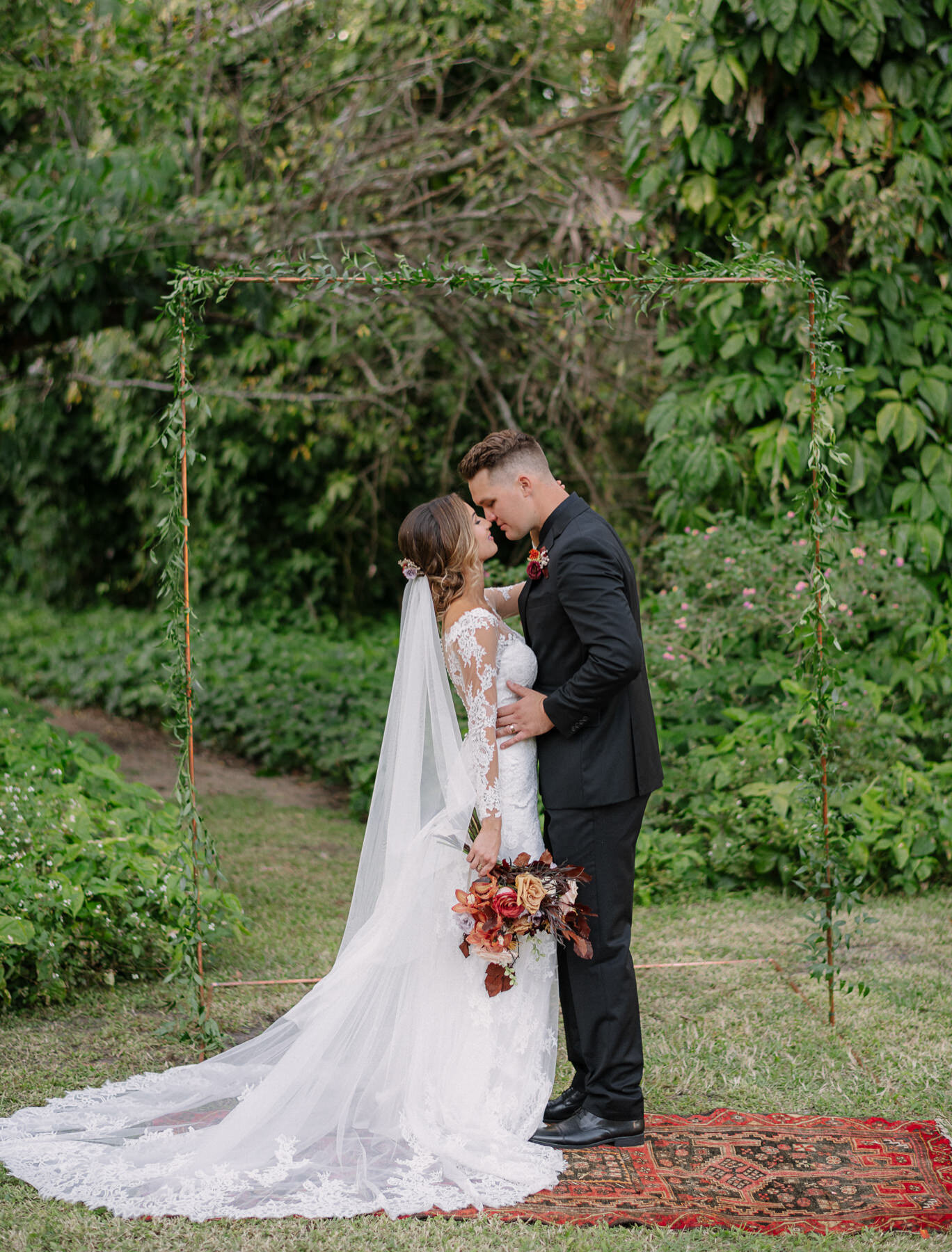 Florida Boho Wedding at a White Barn