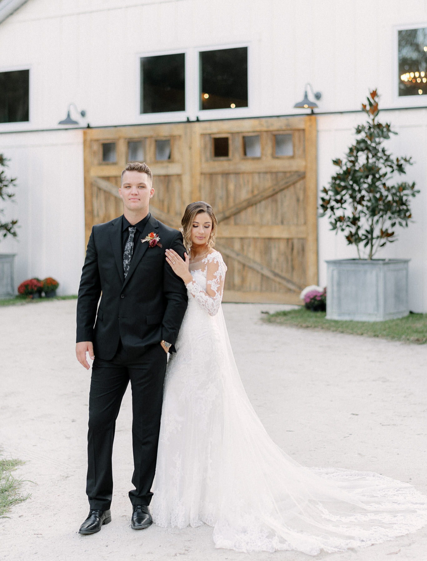 Florida Boho Wedding at a White Barn