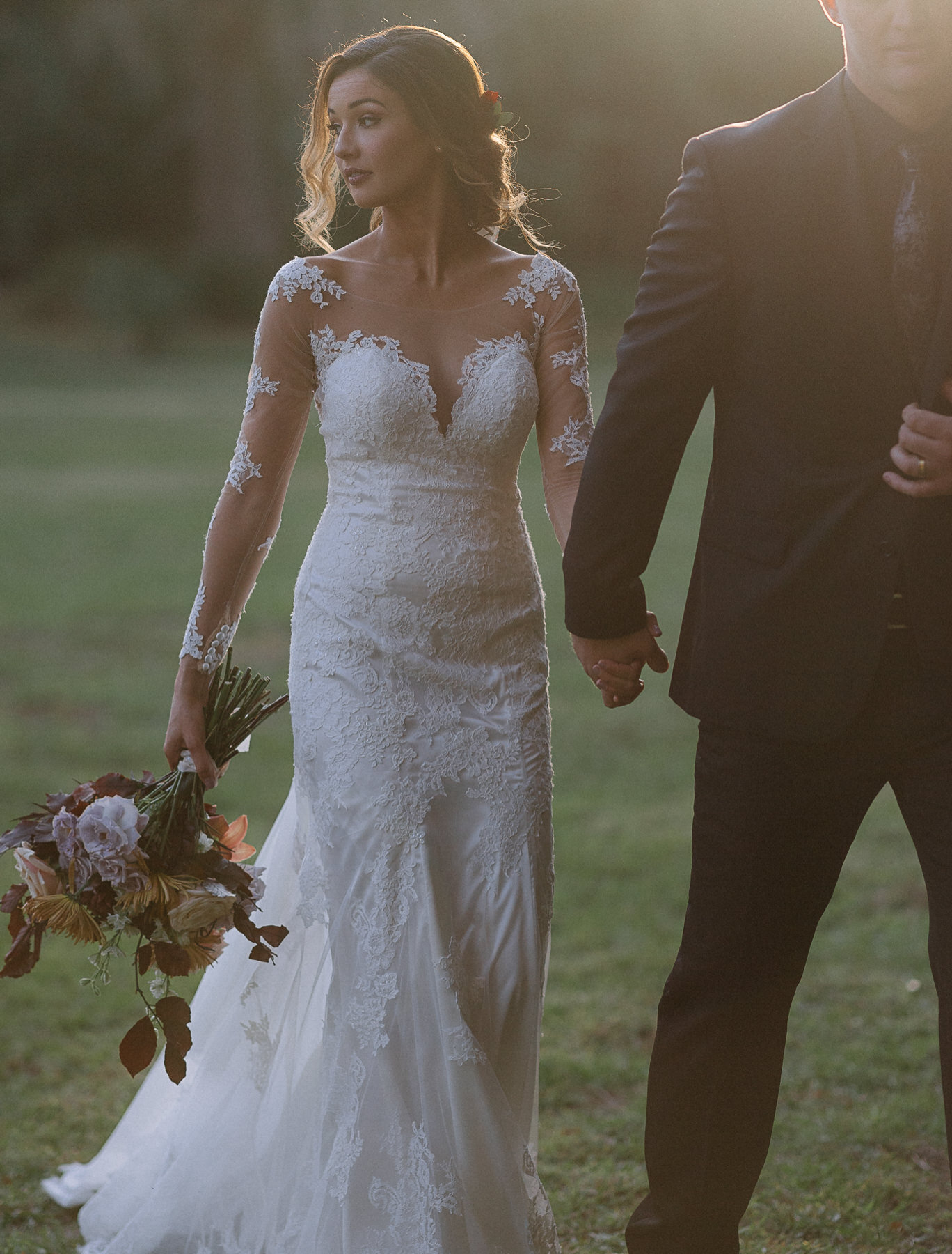 Florida Boho Wedding at a White Barn