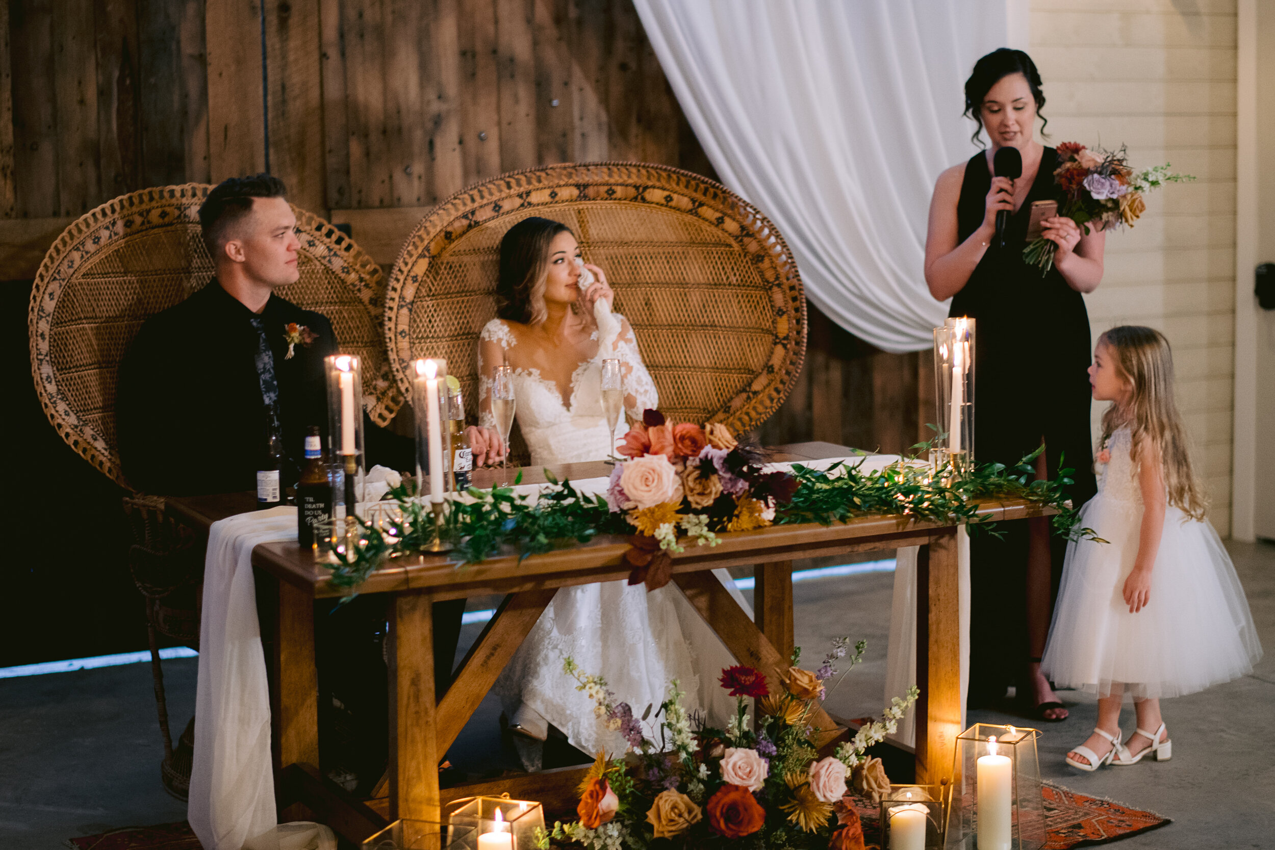 Florida Boho Wedding at a White Barn