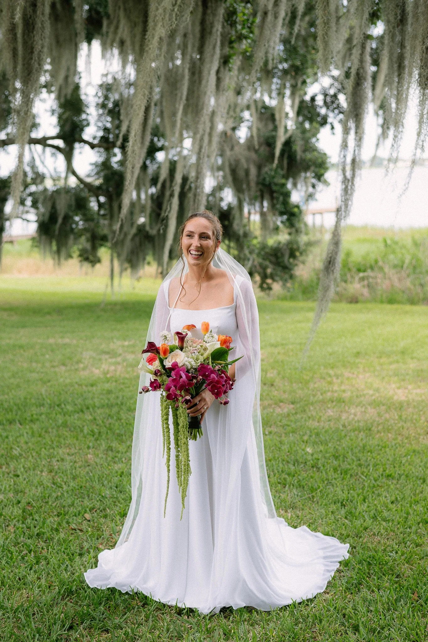 Backyard Lakeside Florida Wedding