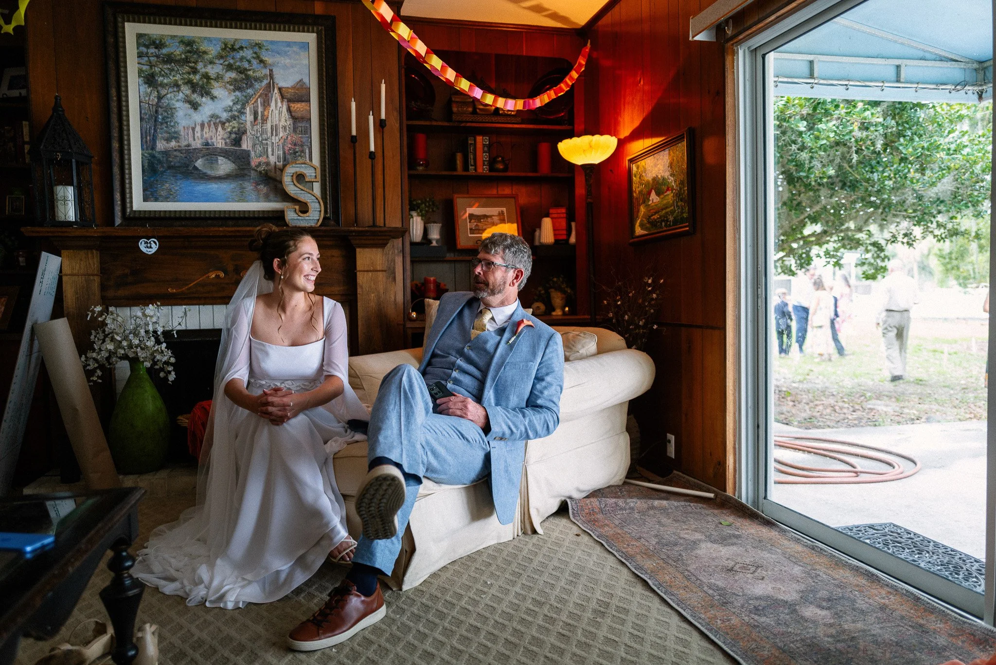 Backyard Lakeside Florida Wedding