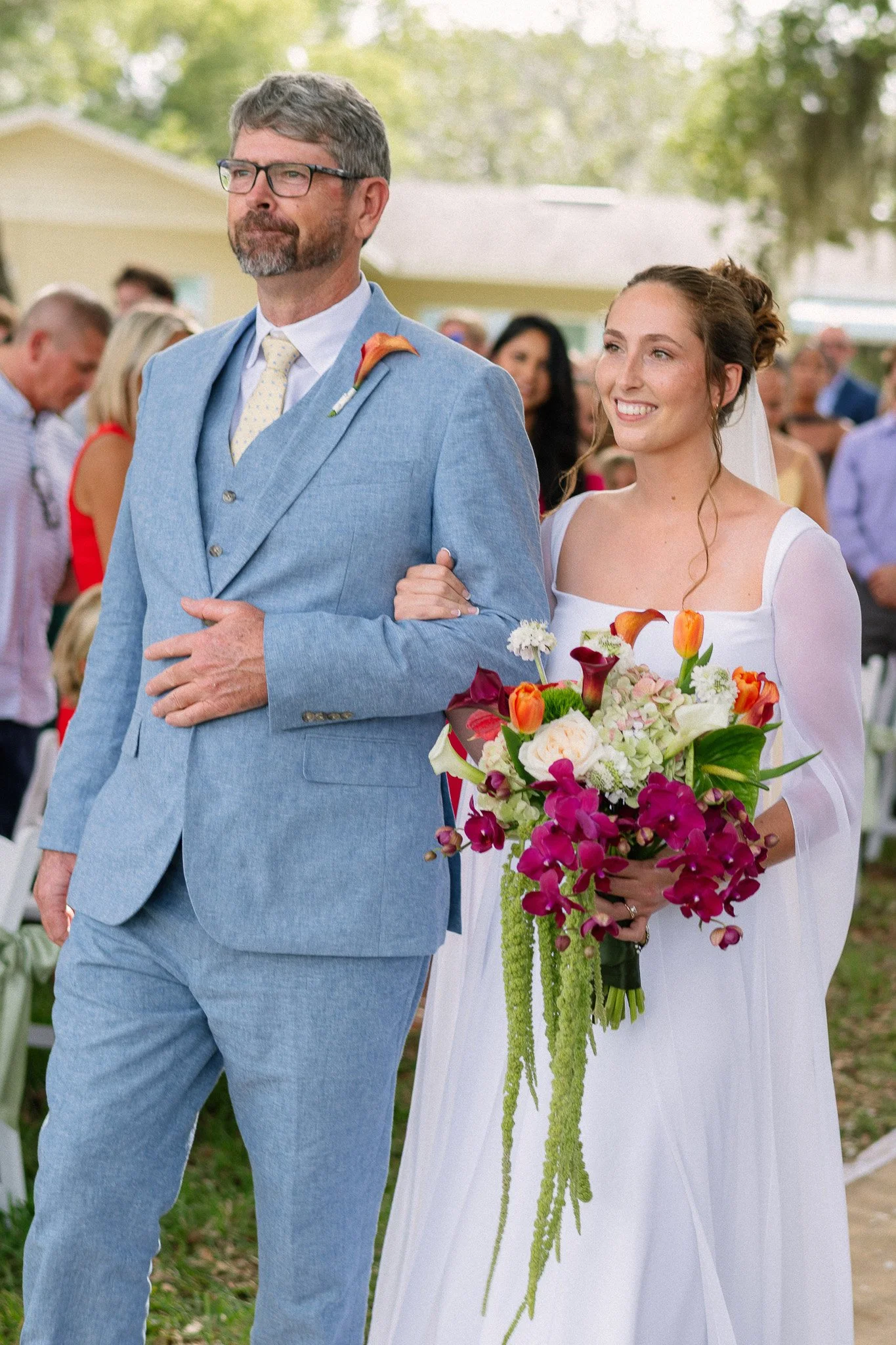 Backyard Lakeside Florida Wedding