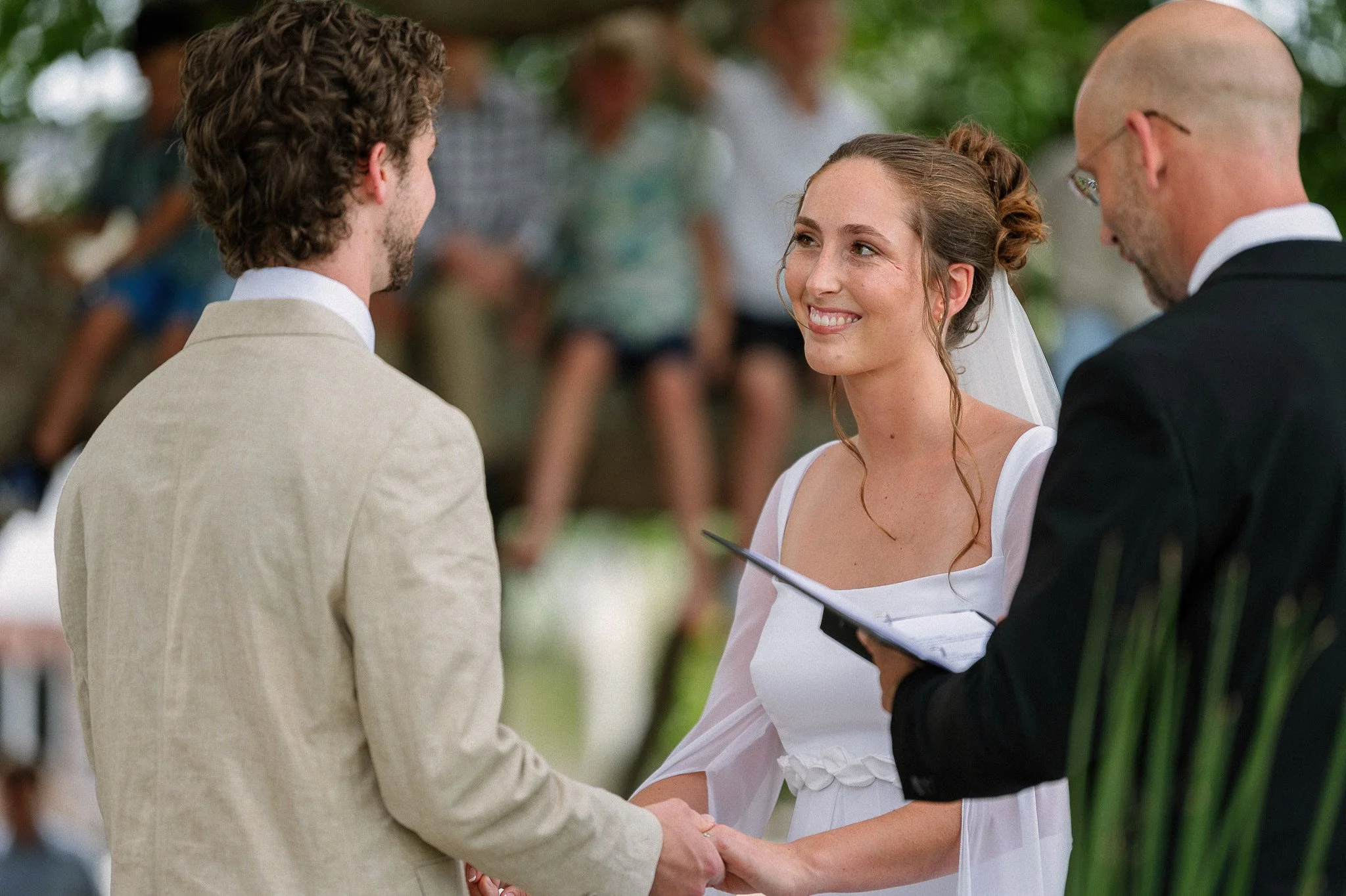 Backyard Lakeside Florida Wedding