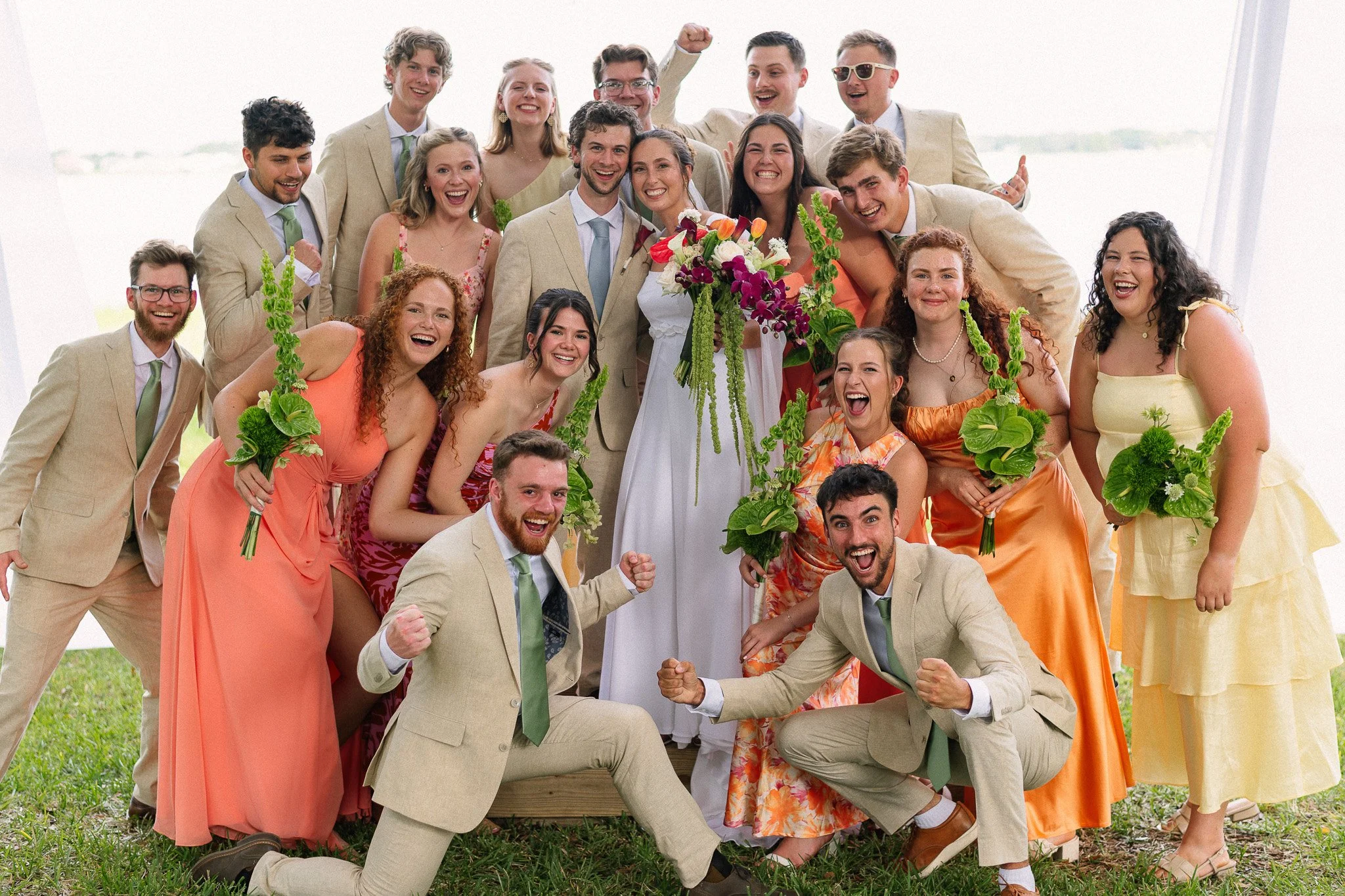 Backyard Lakeside Florida Wedding