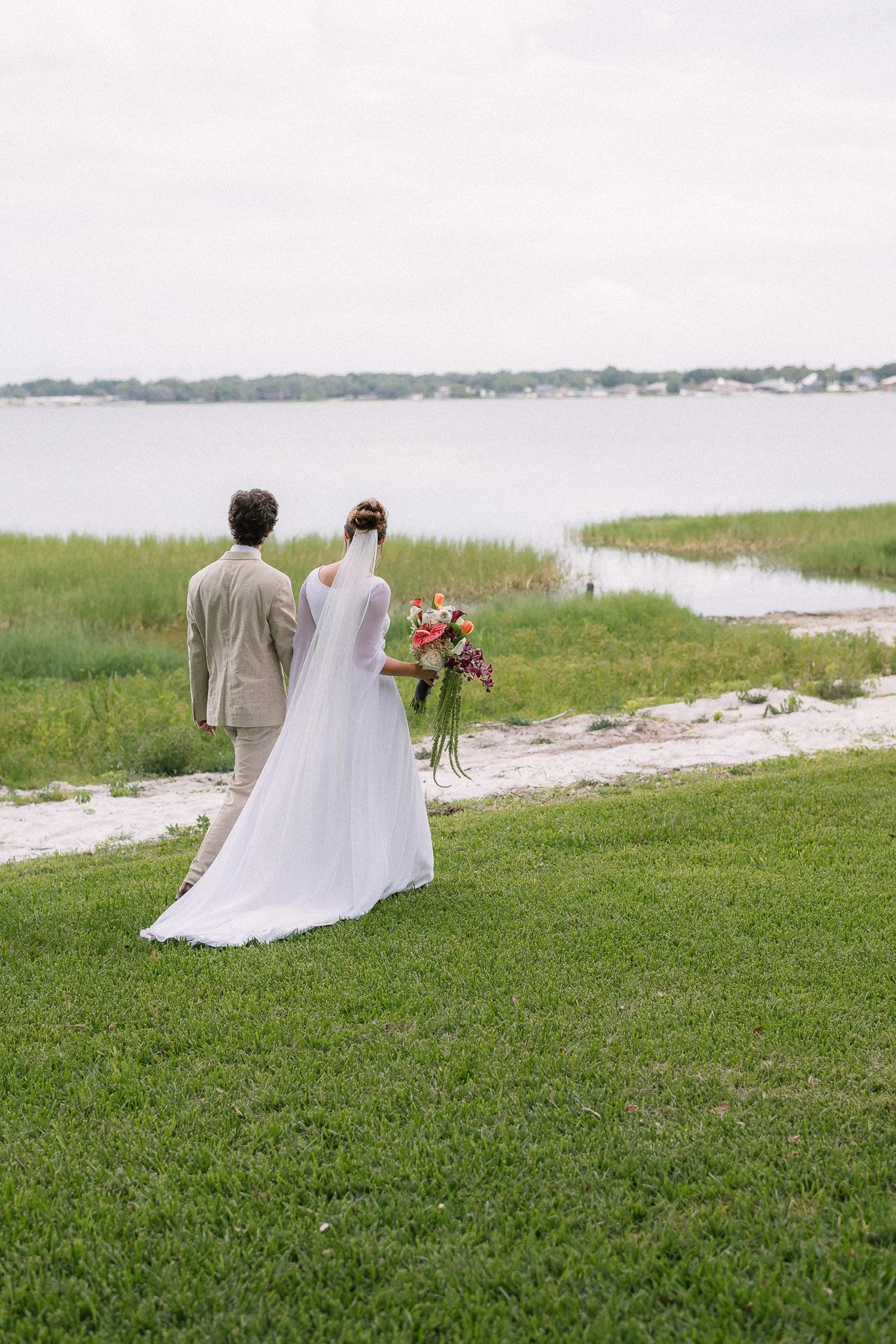 Backyard Lakeside Florida Wedding