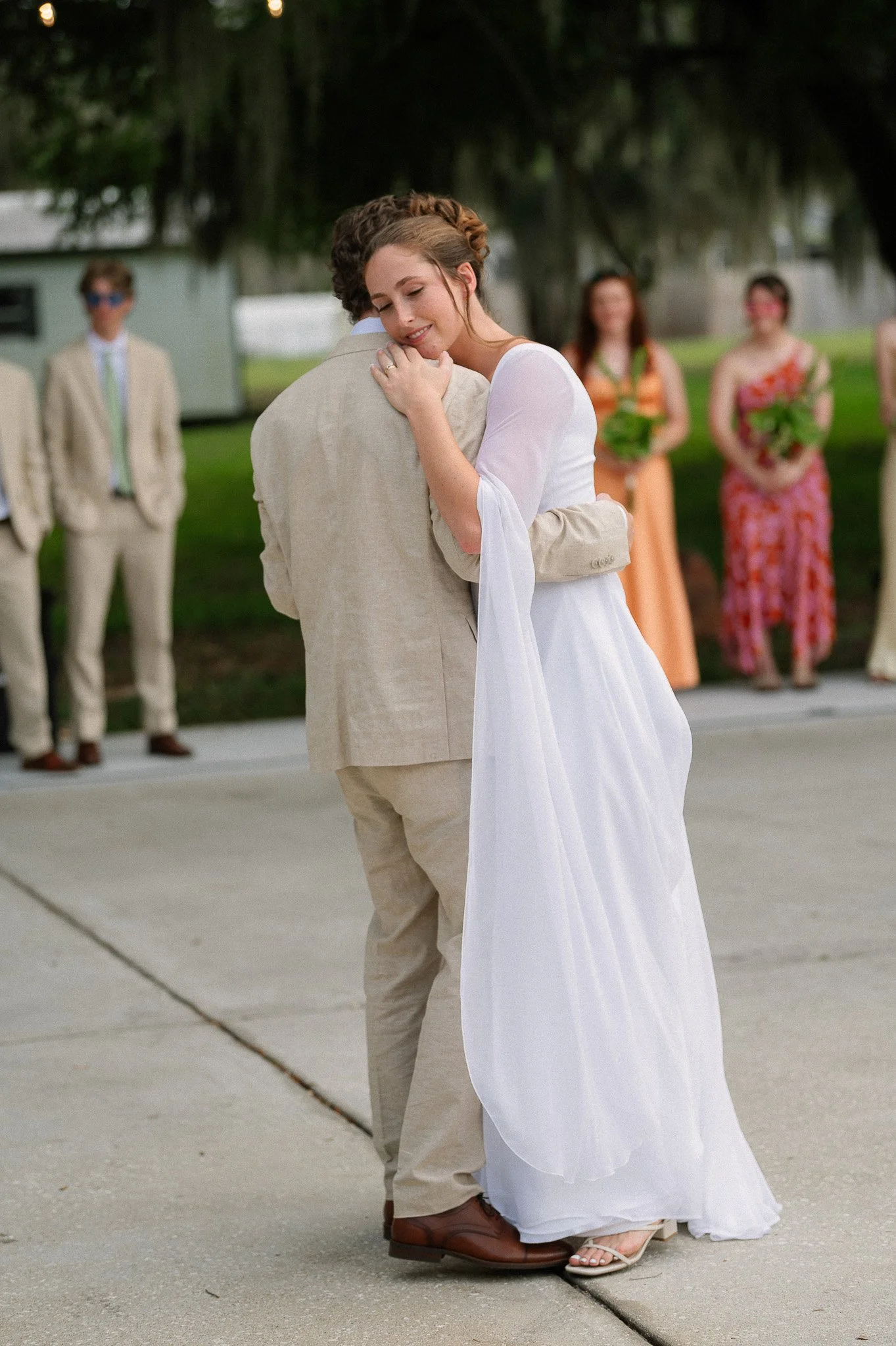 Backyard Lakeside Florida Wedding