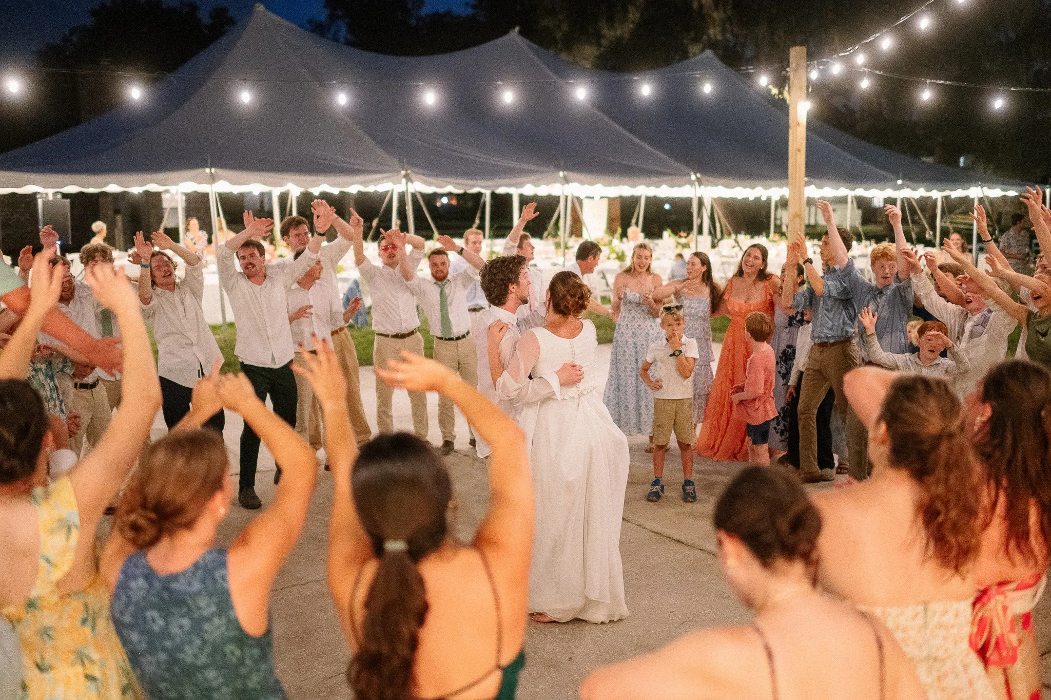 Backyard Lakeside Florida Wedding