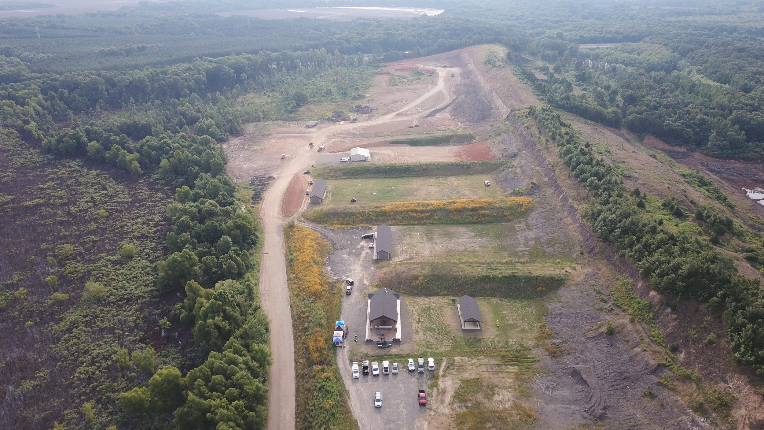 Gun range aerial