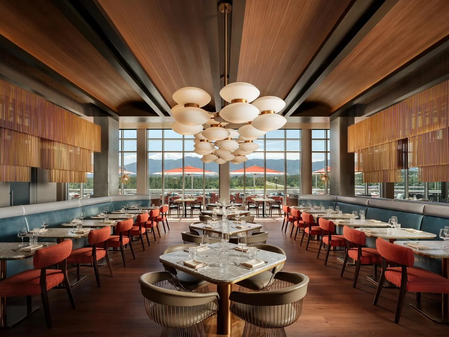 Designing the view at Pamela&rsquo;s Restaurant &mdash; @hotelpolaris_co , captured by @brandon_barre .