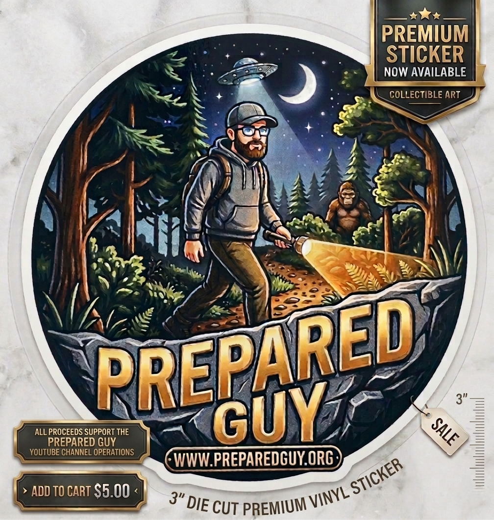 PREPARED GUY (LIMITED EDITION) 3" PREMIUM VINYL STICKER/DECAL