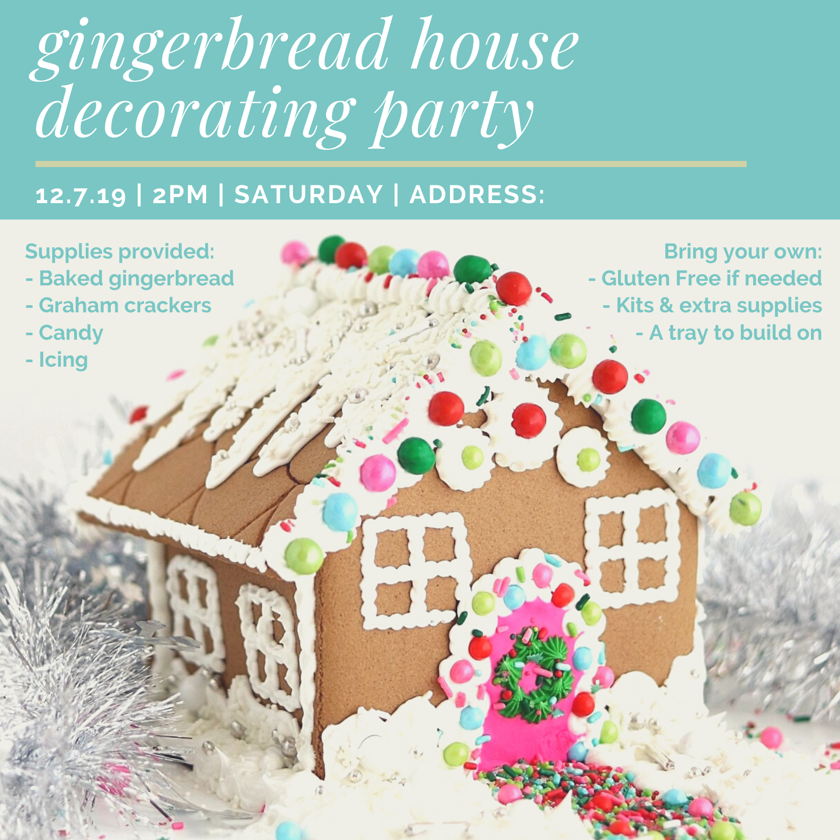 Gingerbread House Recipes Decorating Party My Active Roots