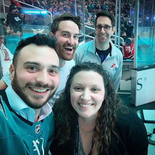 Lots of great pictures from today, but this is my absolute favourite. Finally reunited with my old friend Tina who has worked at the San Jose Sharks the last several years. Miss her like hell and so so so so happy to meet up and see her again.