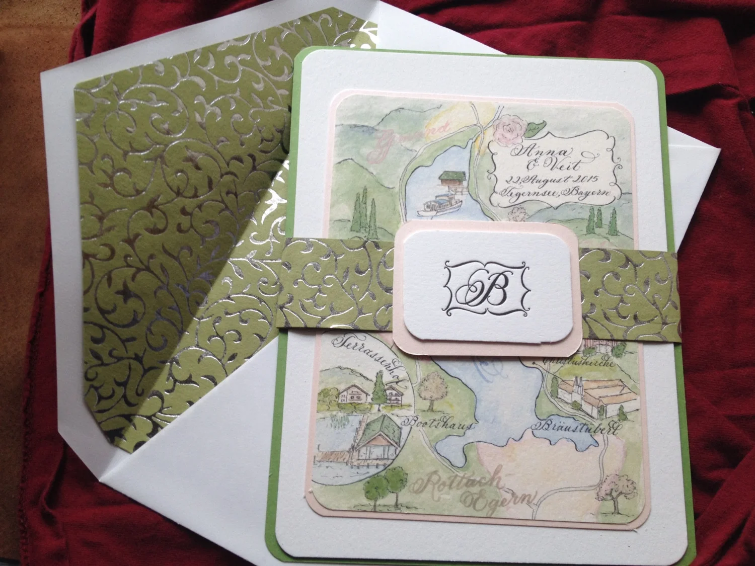 Calligraphy Wedding Invitation Love No. 16 "La Primavera"