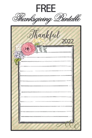 Free Fall Woodland Notepad Printable — Designs by Robyn Love