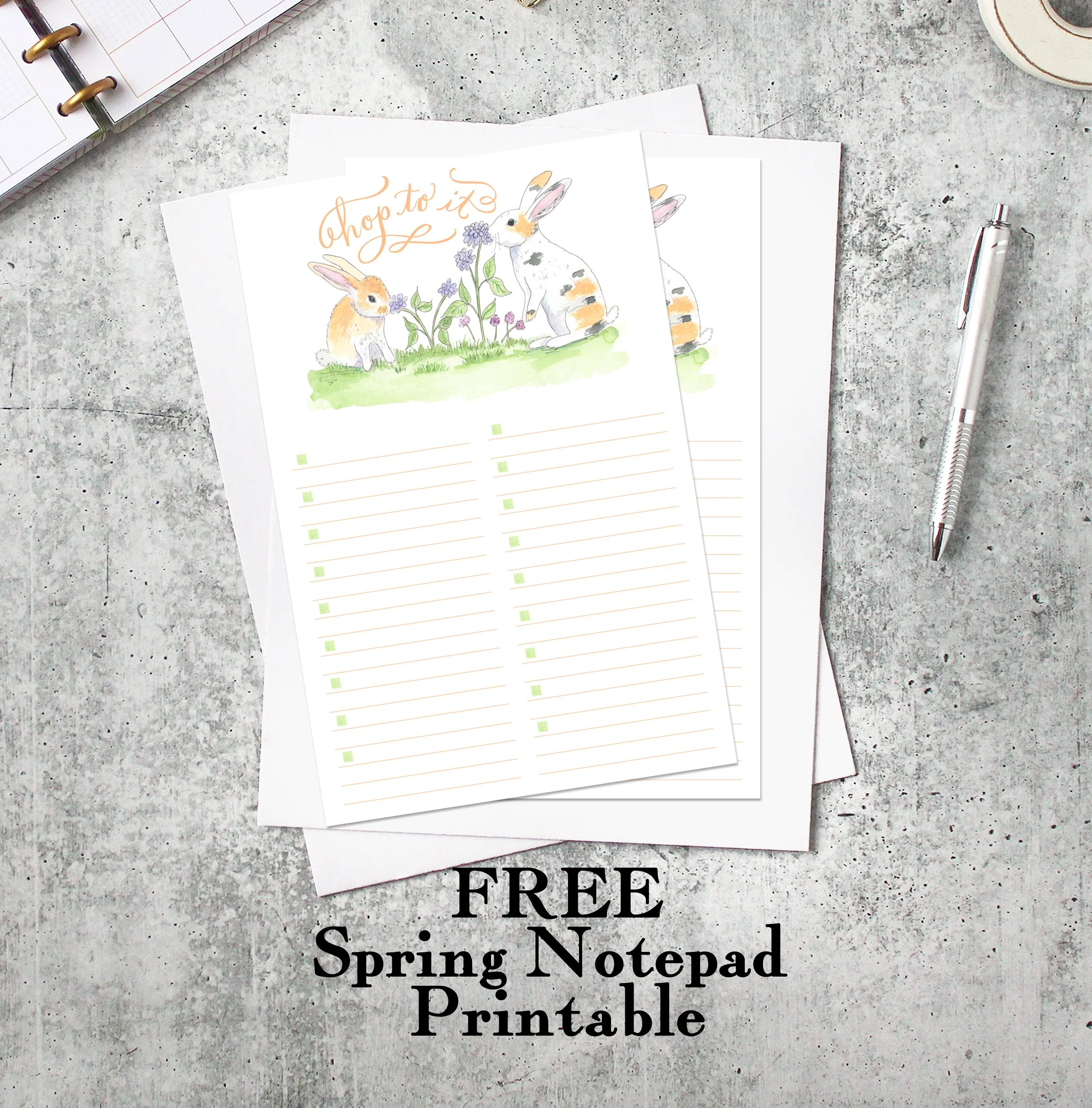 spring free todo list printable