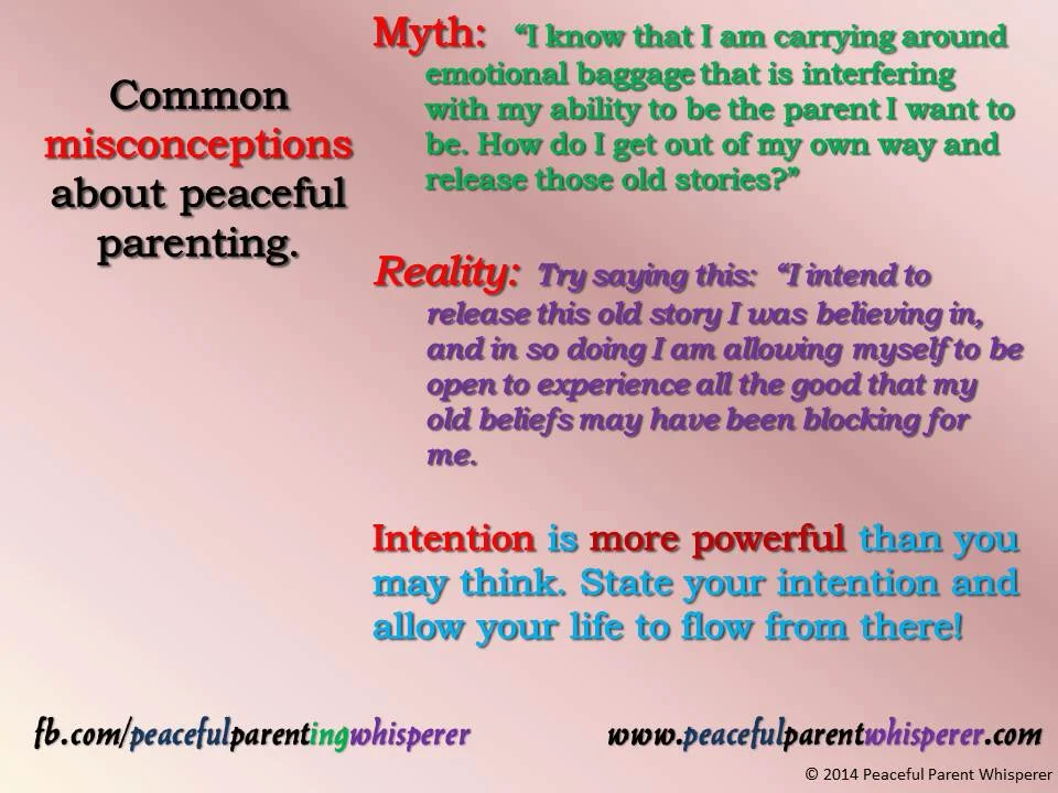 Intention and Releasing Old Stories