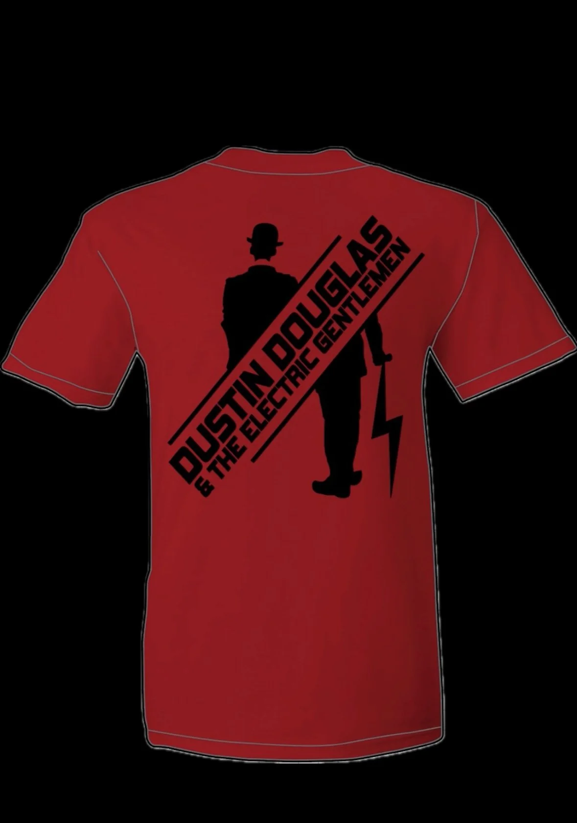 Cherry Red:Split Logo Tee Back.jpg