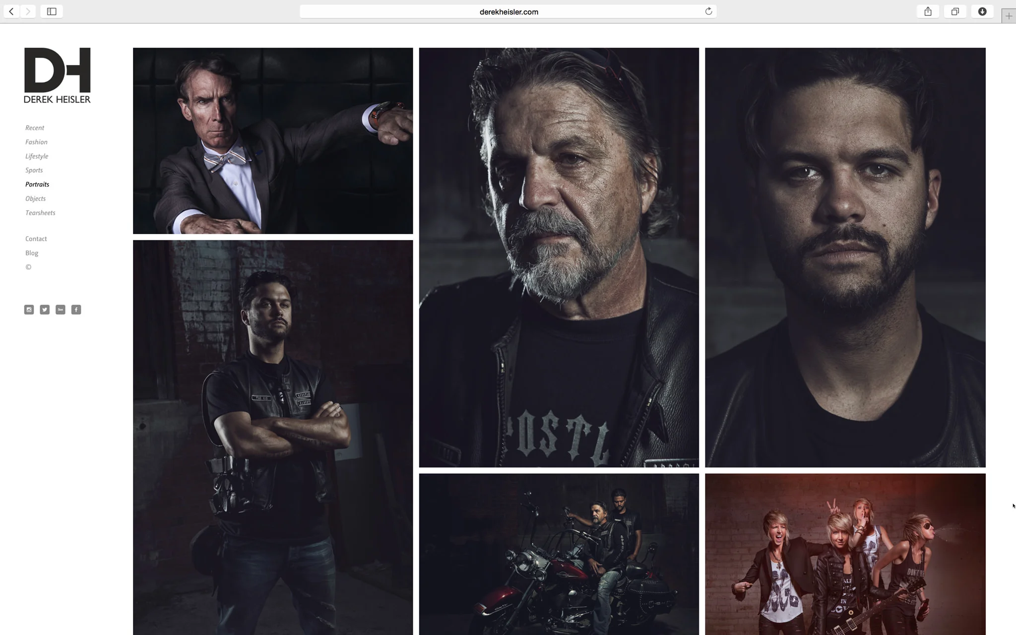 Click upward or on the "thumbs" button to see all the imagery in a gallery at once.