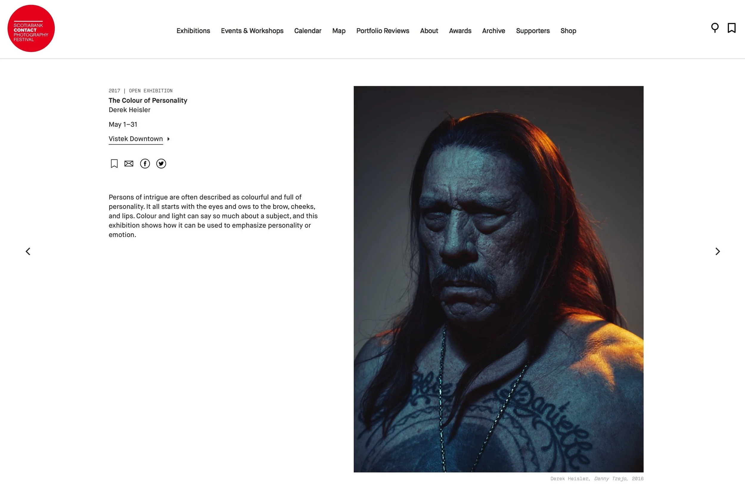 Contact Festival gallery listing, care of https://scotiabankcontactphoto.com